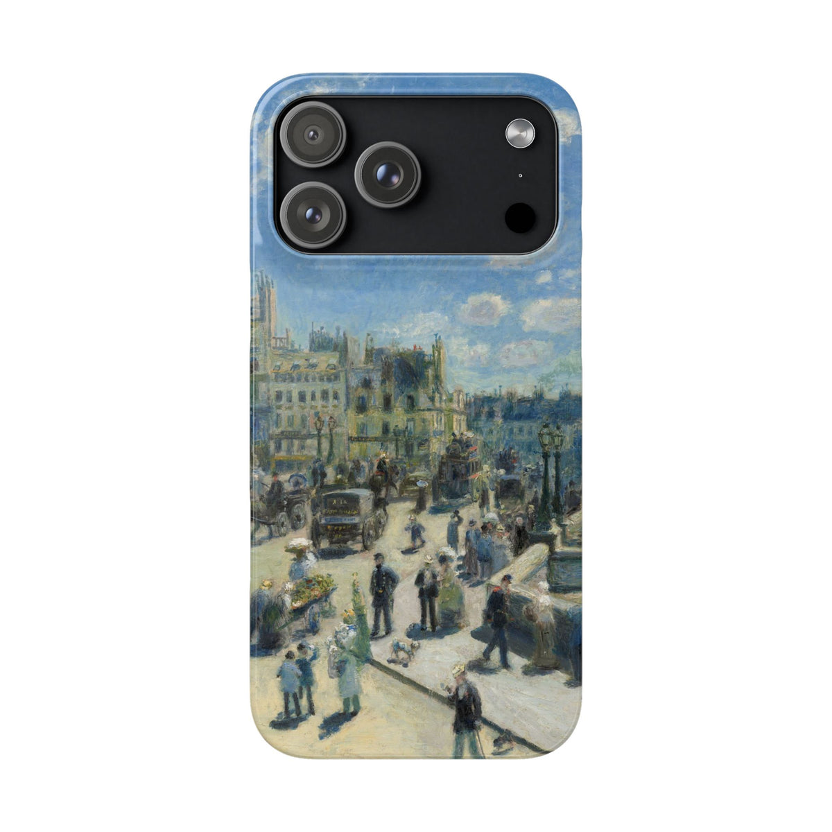 Pont Neuf Paris by Pierre Auguste Renoir - iPhone Slim Case