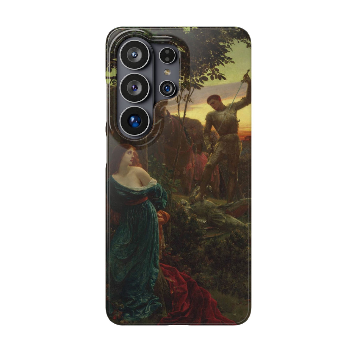 Chivalry by Frank Dicksee - Samsung Slim Case