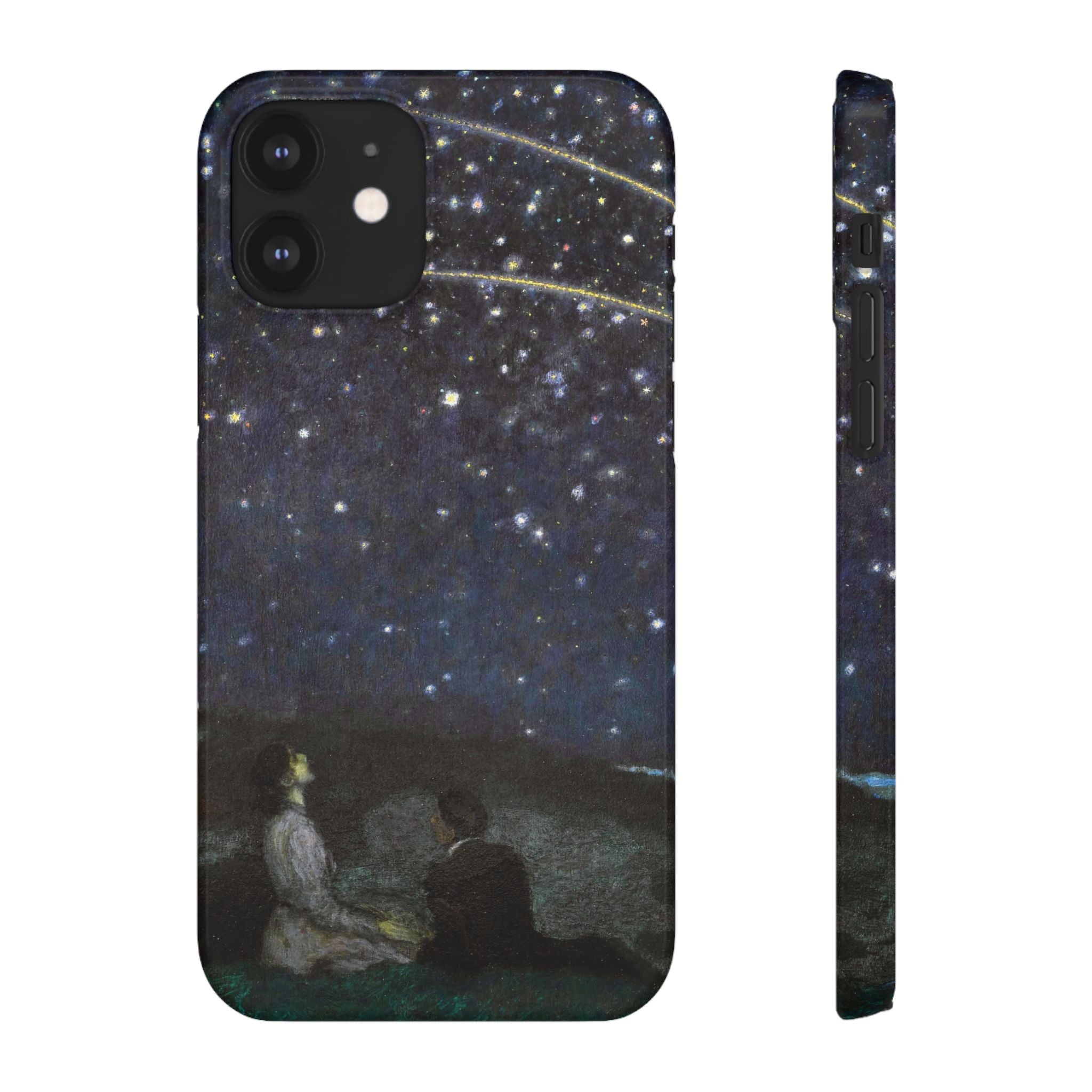 Falling Stars by Franz von Stuck - iPhone Slim Case