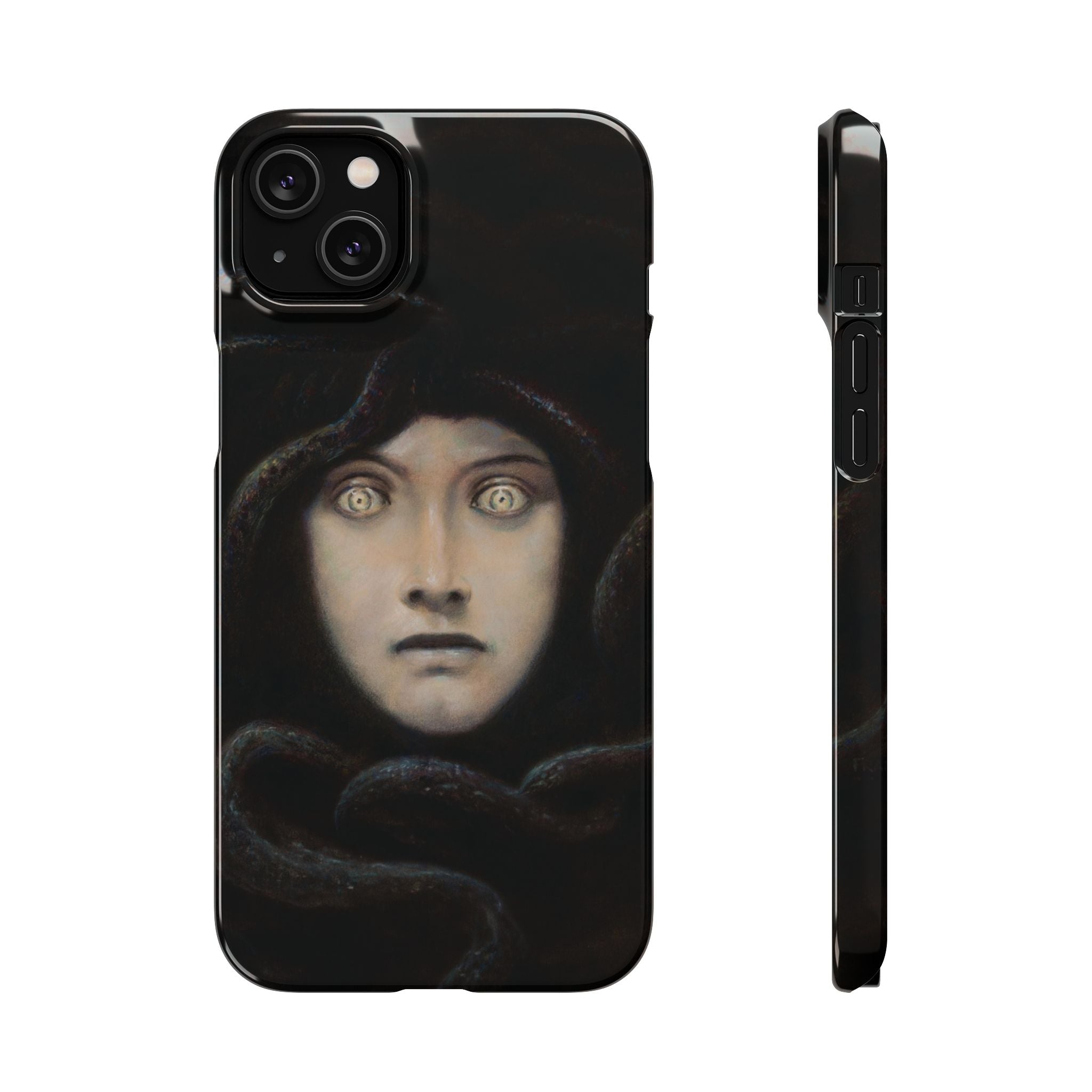 Head of Medusa by Franz von Stuck - iPhone Slim Case