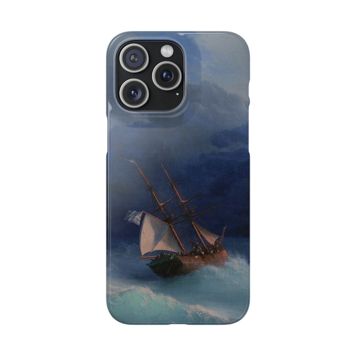 Along the Coast by Ivan Aivazovsky - iPhone Slim Case