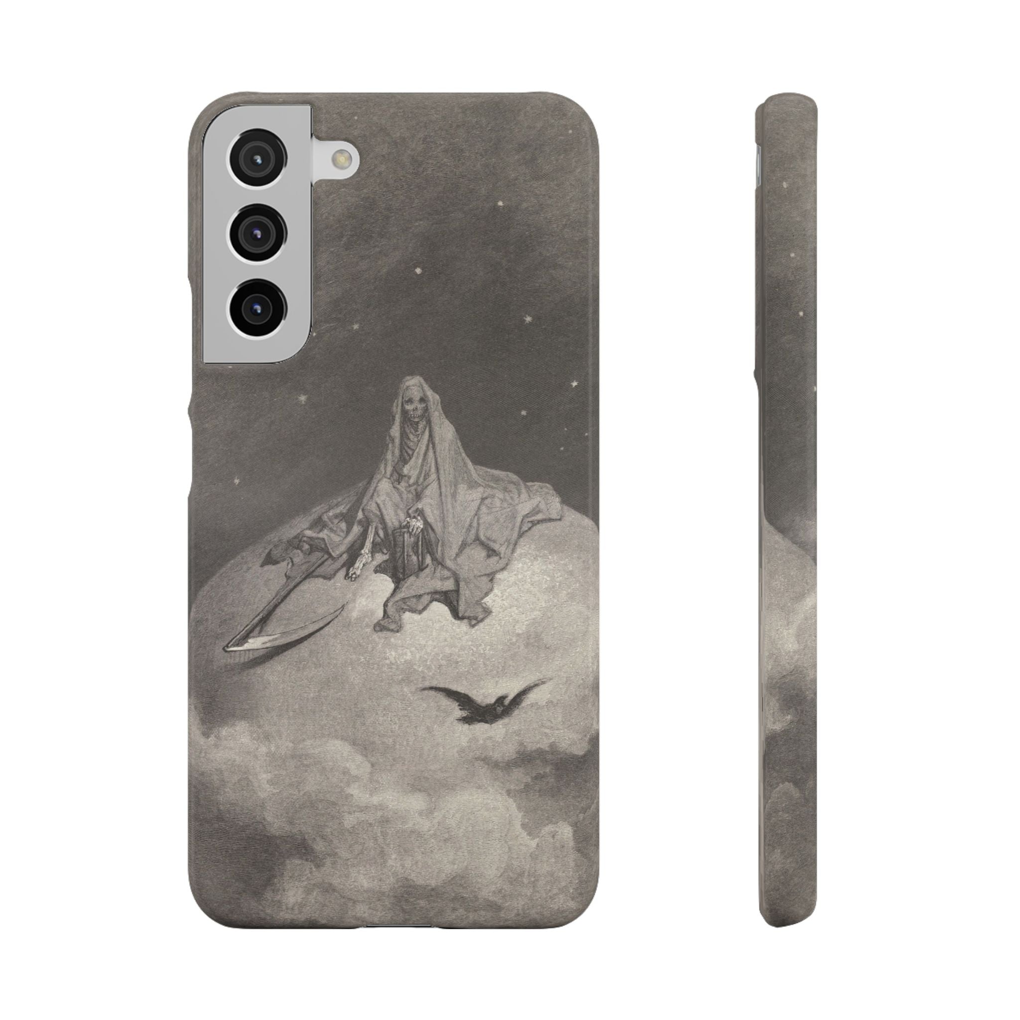 Doubting, dreaming dreams no mortal ever dared to dream before by Gustave Doré - Samsung Slim Case