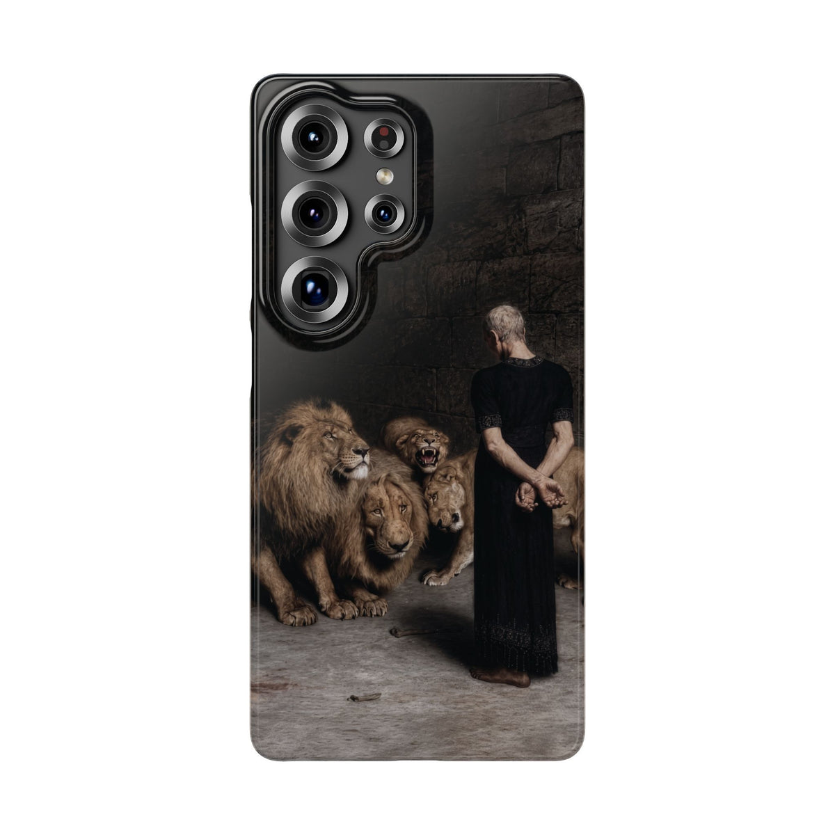 Daniel in the Lion's Den by Briton Riviere - Samsung Slim Case