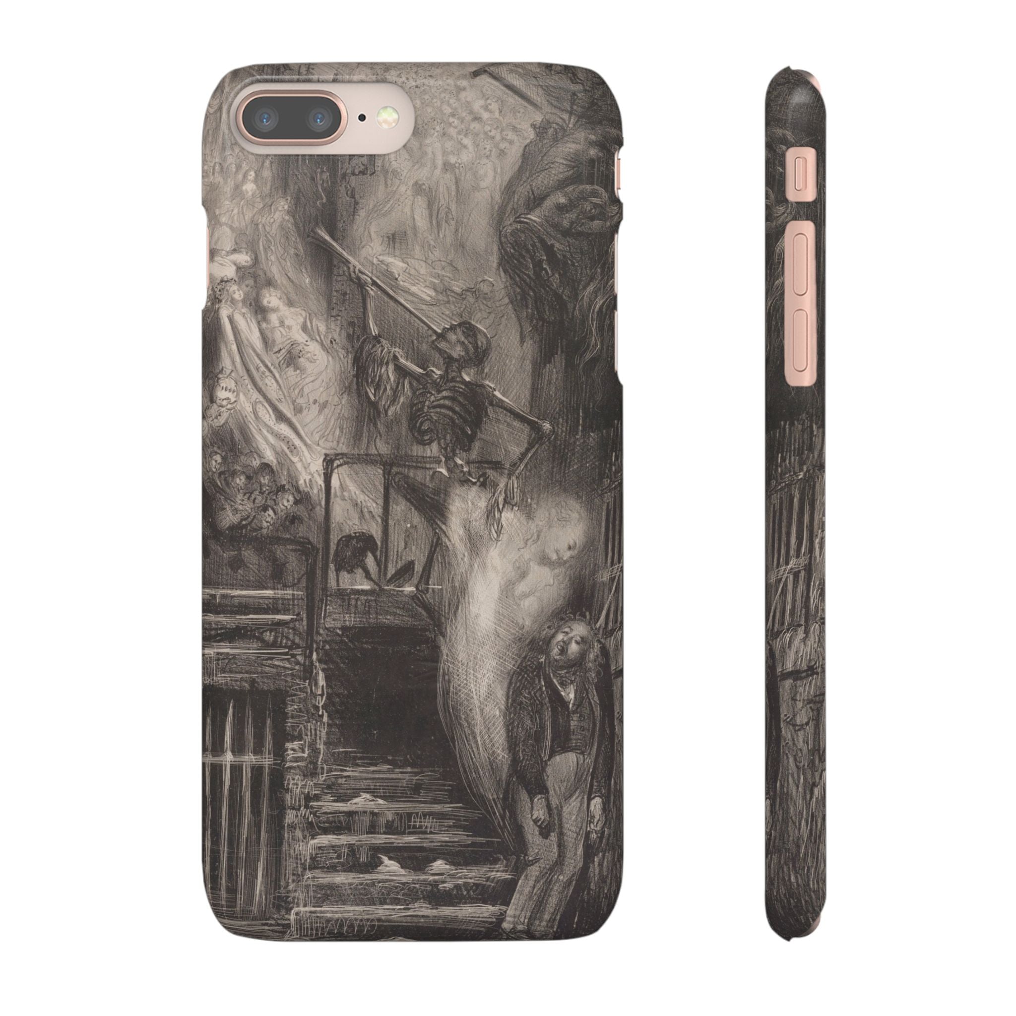 La Rue de la Vieille Lanterne by Gustave Doré - iPhone Slim Case