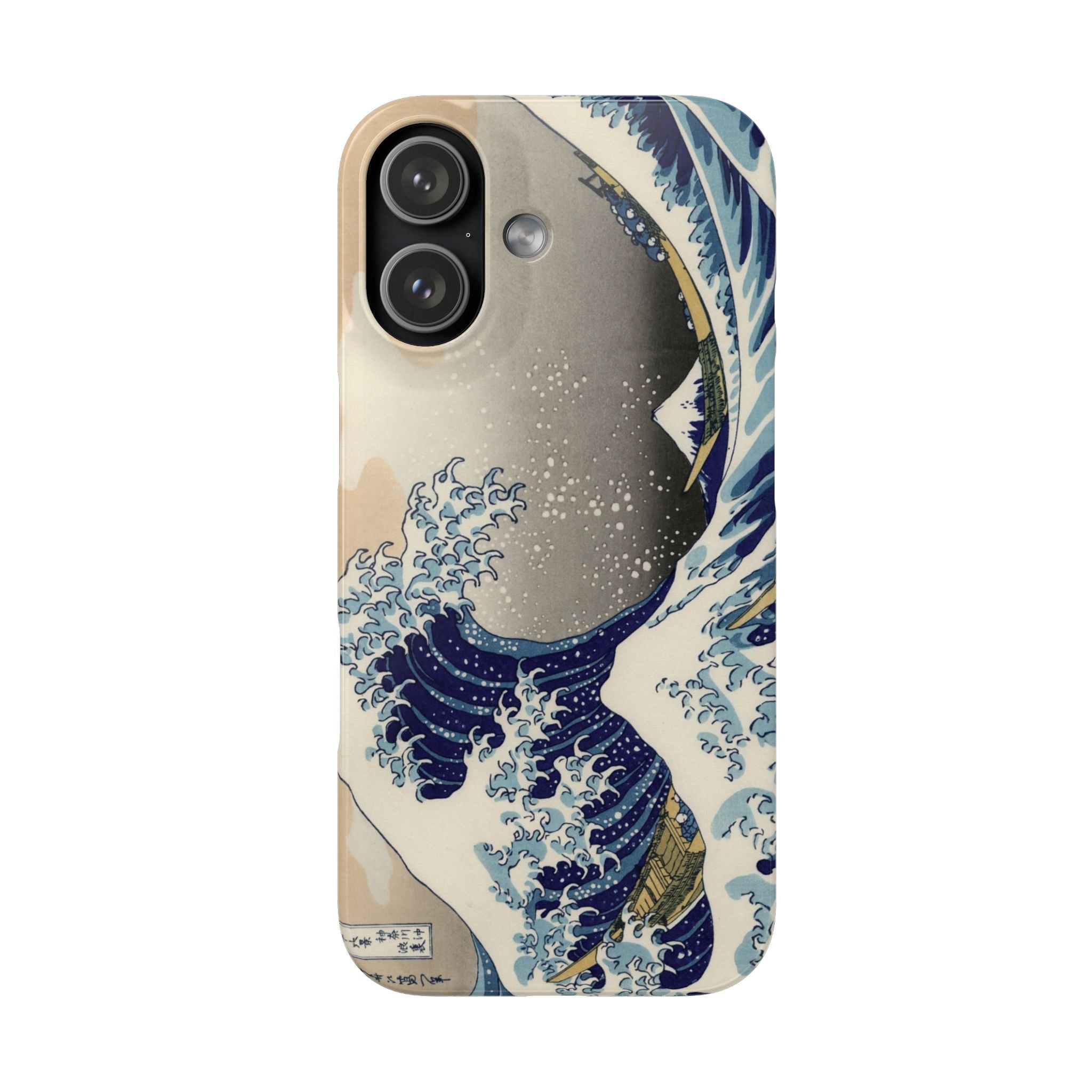 The Great Wave off Kanagawa by Hokusai - iPhone Slim Case