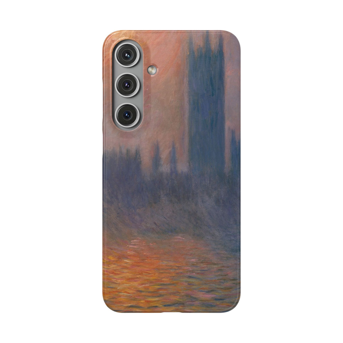 The Houses of Parliament Sunset by Claude Monet - Samsung Slim Case