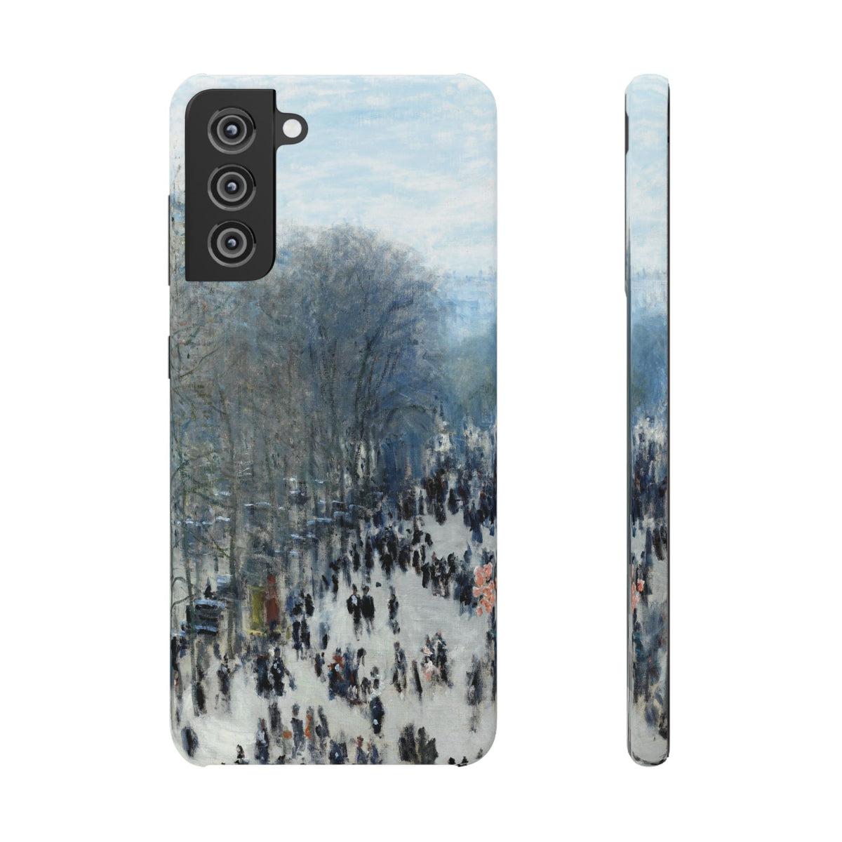 Boulevard des Capucines by Claude Monet - Samsung Slim Case