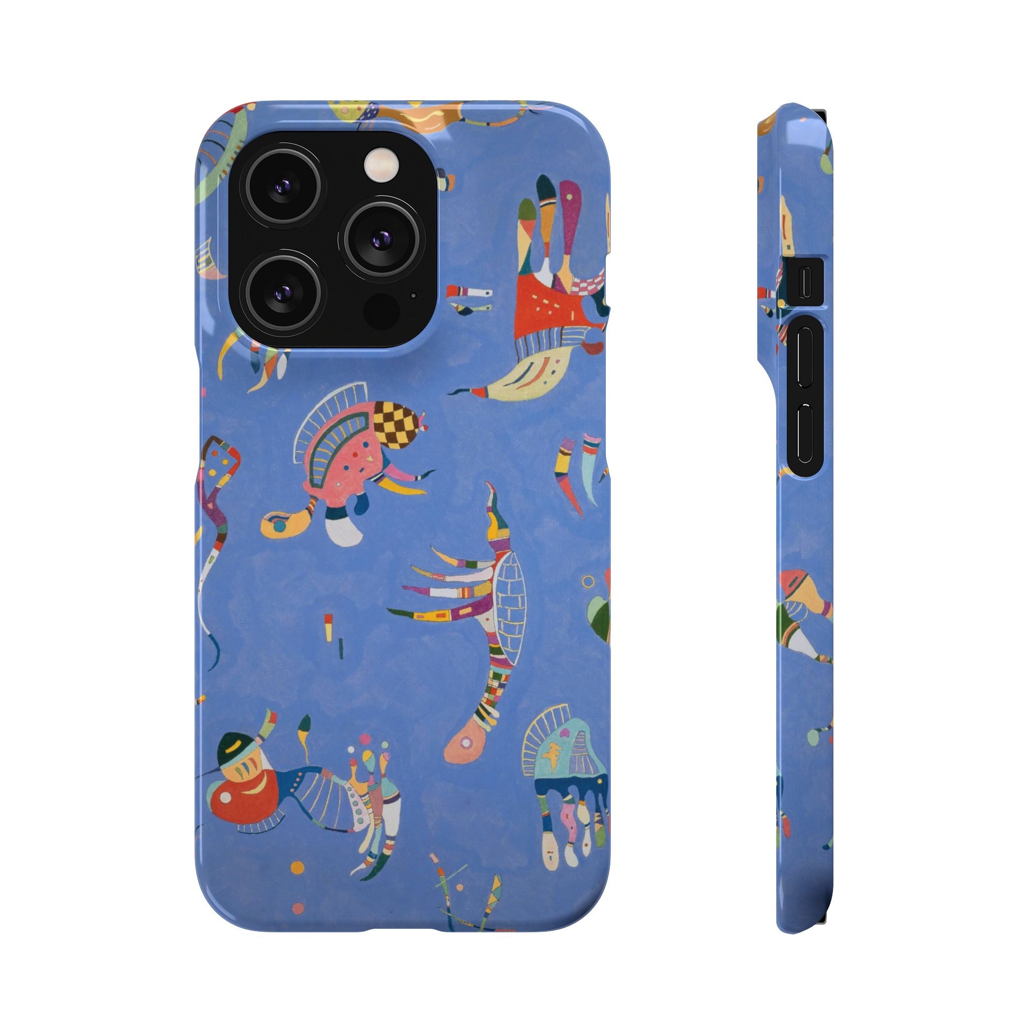 Sky Blue by Vasily Kandinsky - iPhone Slim Case