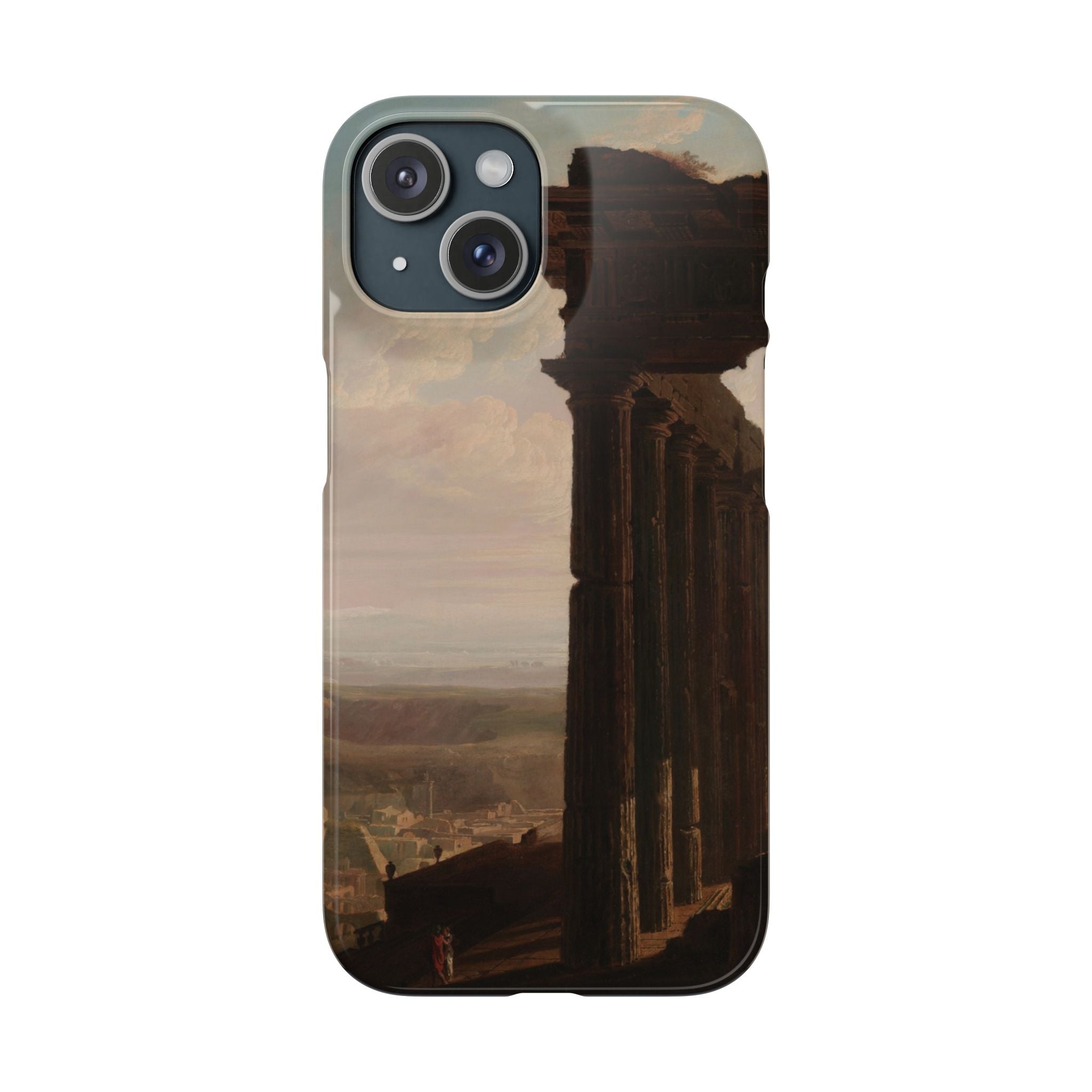 Ruins of an Ancient City by John Martin - iPhone Slim Case