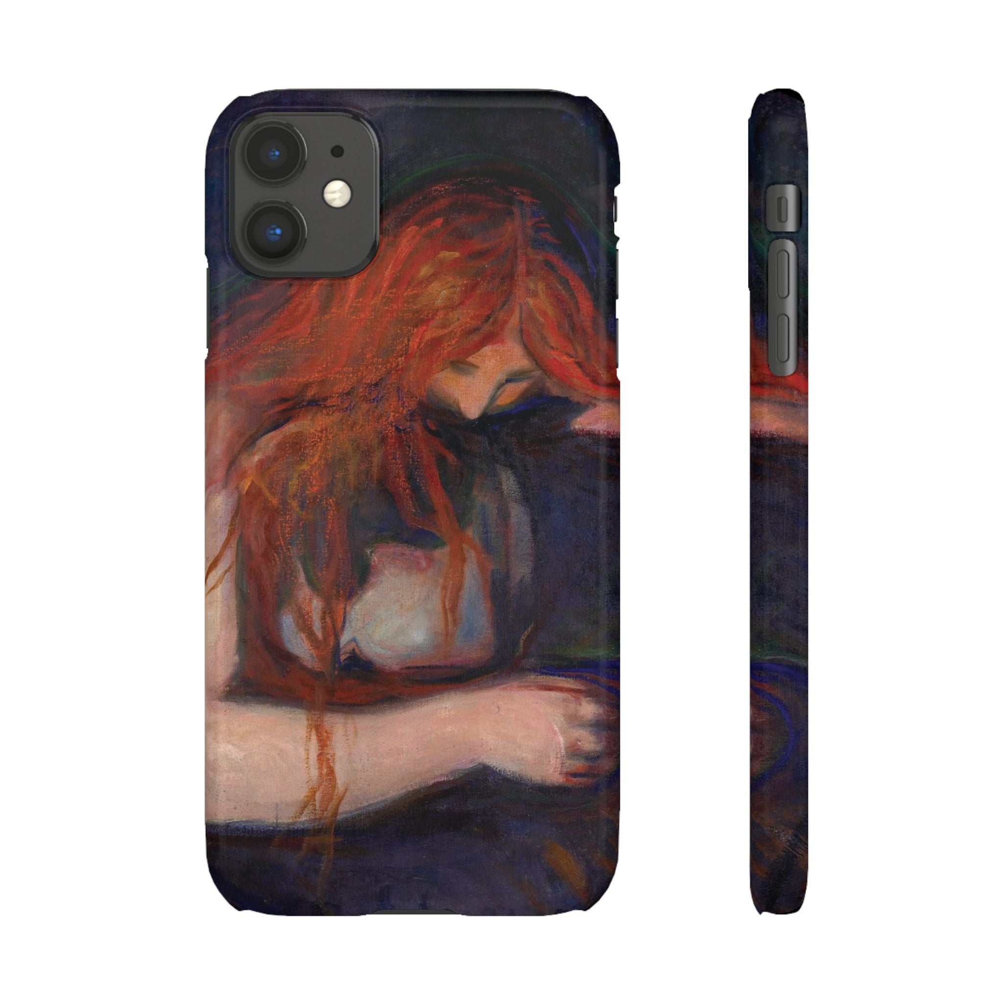 Vampire by Edvard Munch - iPhone Slim Case