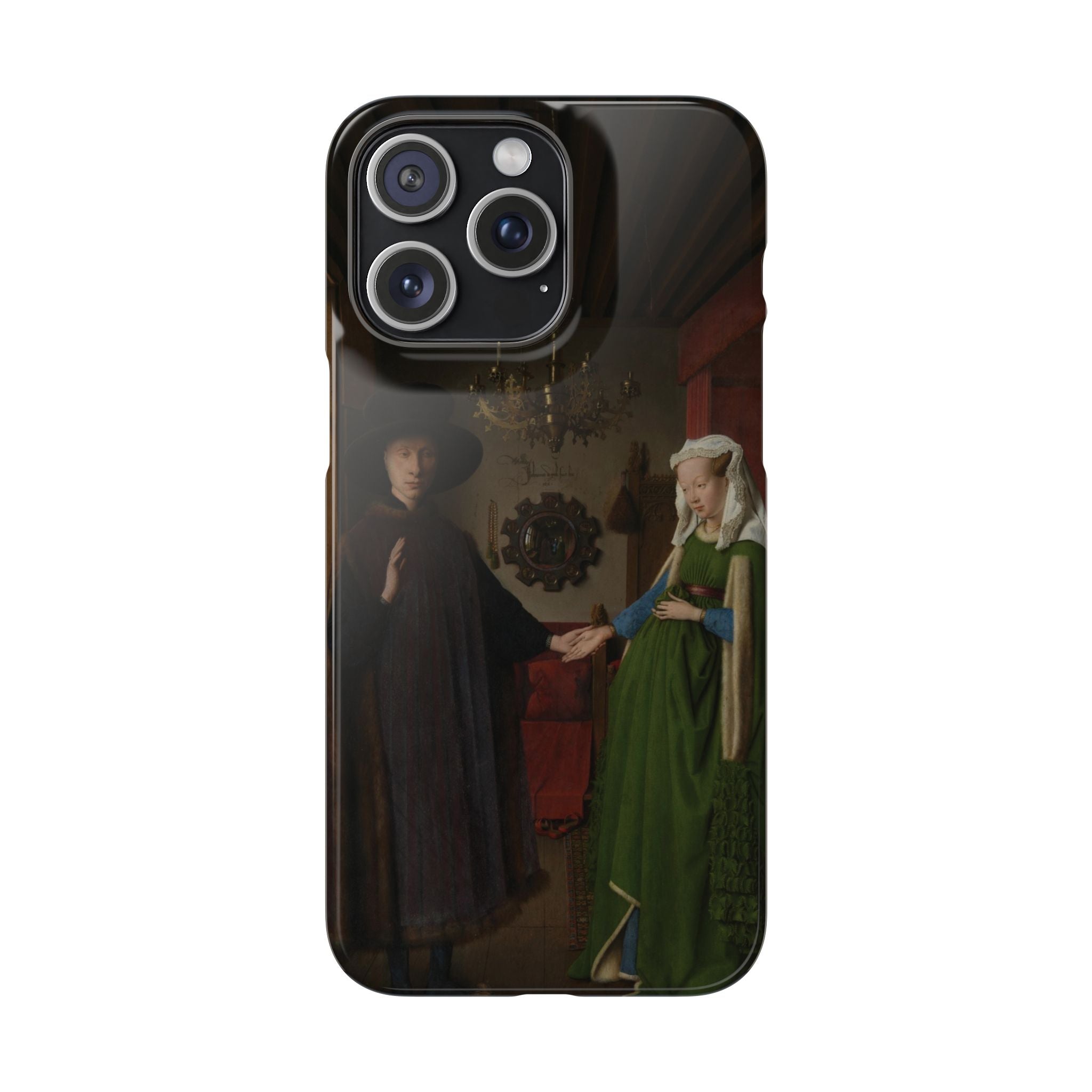 The Arnolfini Portrait by Jan van Eyck - iPhone Slim Case