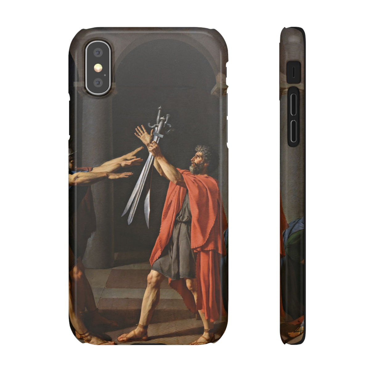 Oath of the Horatii by Jacques-Louis David - iPhone Slim Case