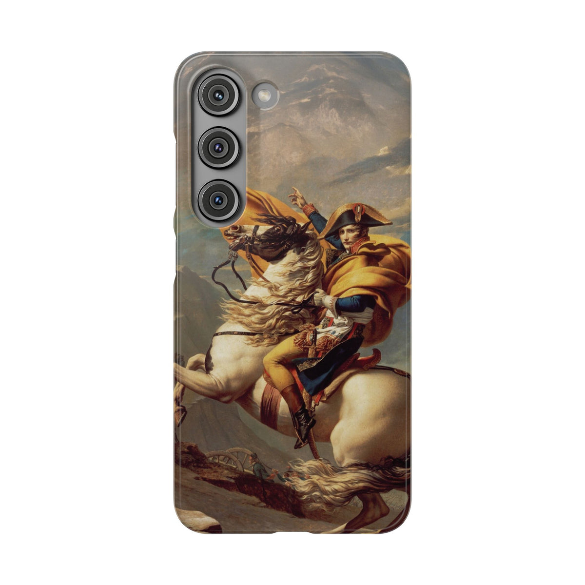 Napoleon at the Saint-Bernard Pass by Jacques-Louis David - Samsung Slim Case
