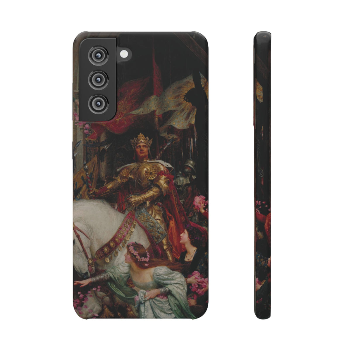 The Two Crowns by Frank Dicksee - Samsung Slim Case