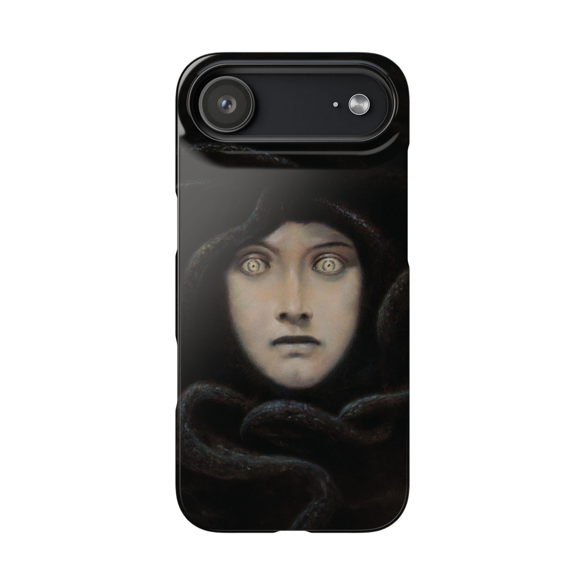 Head of Medusa by Franz von Stuck - iPhone Slim Case