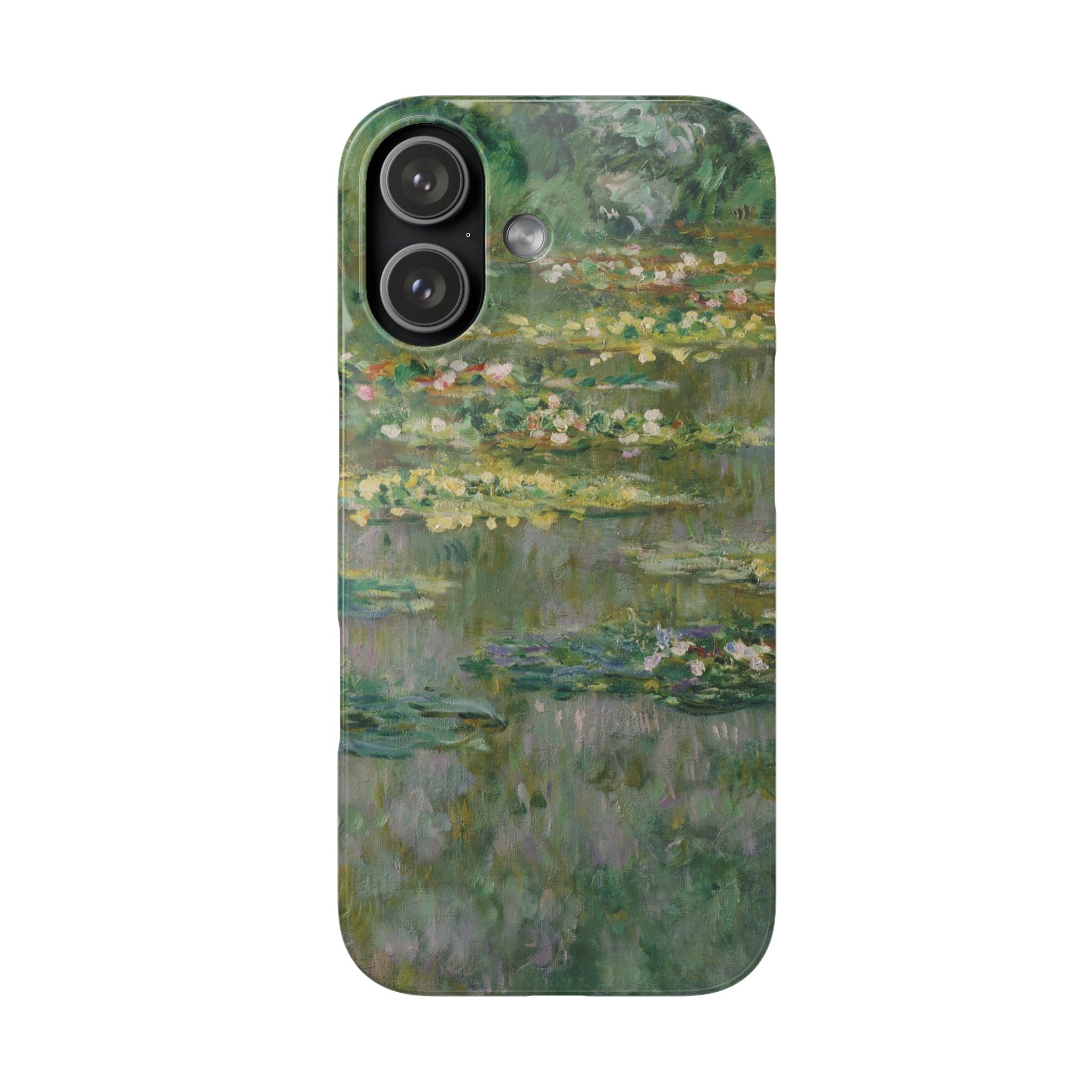 Le Bassin des Nymphéas by Claude Monet - iPhone Slim Case