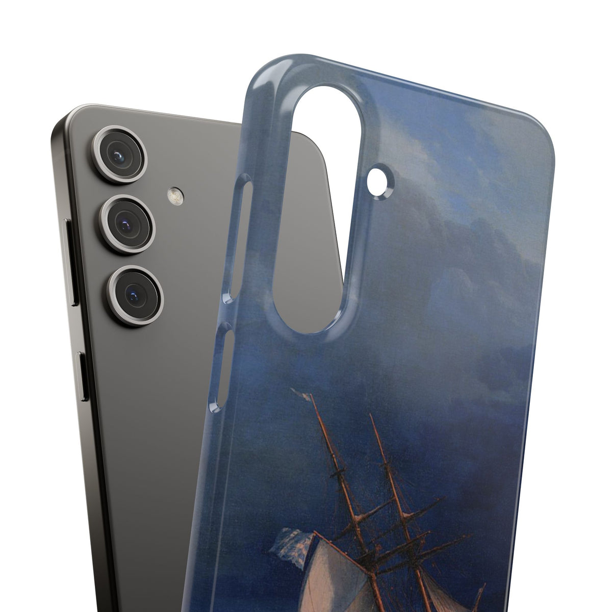 Along the Coast by Ivan Aivazovsky - Samsung Slim Case