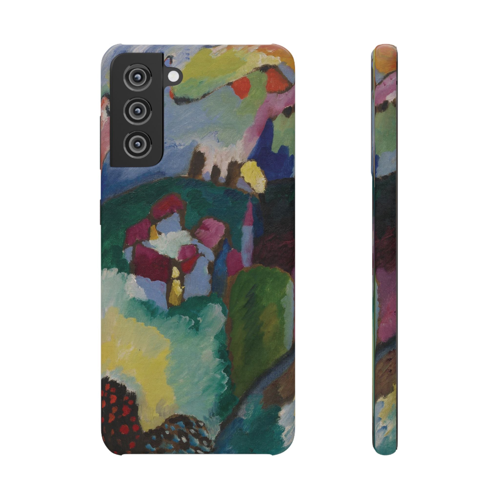 Landscape with Factory Chimney by Vasily Kandinsky - Samsung Slim Case