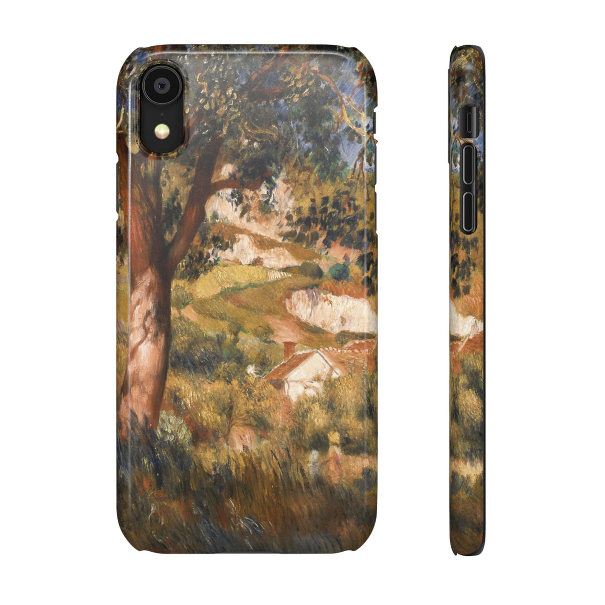 Paysage a La Roche Guyon by Pierre Auguste Renoir - iPhone Slim Case
