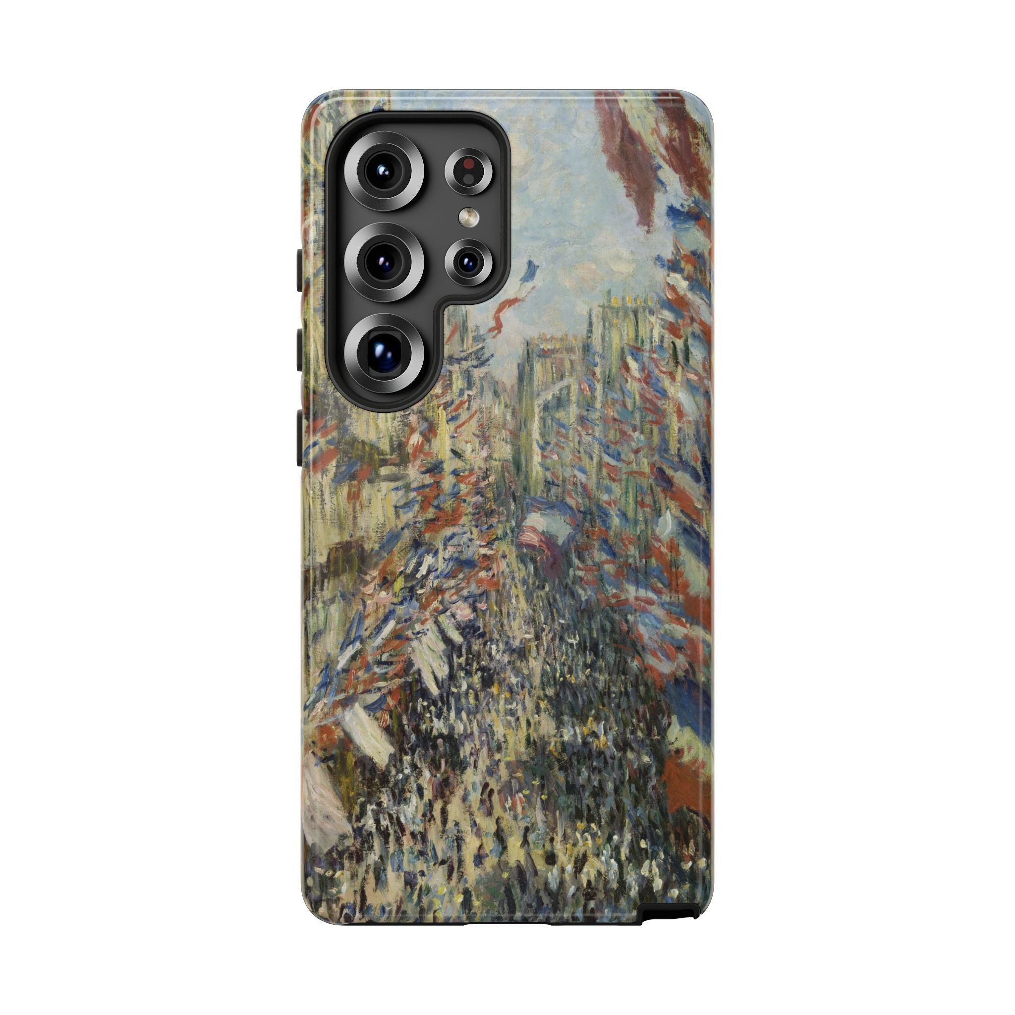 The Rue Montorgueil in Paris by Claude Monet - Samsung Tough Case