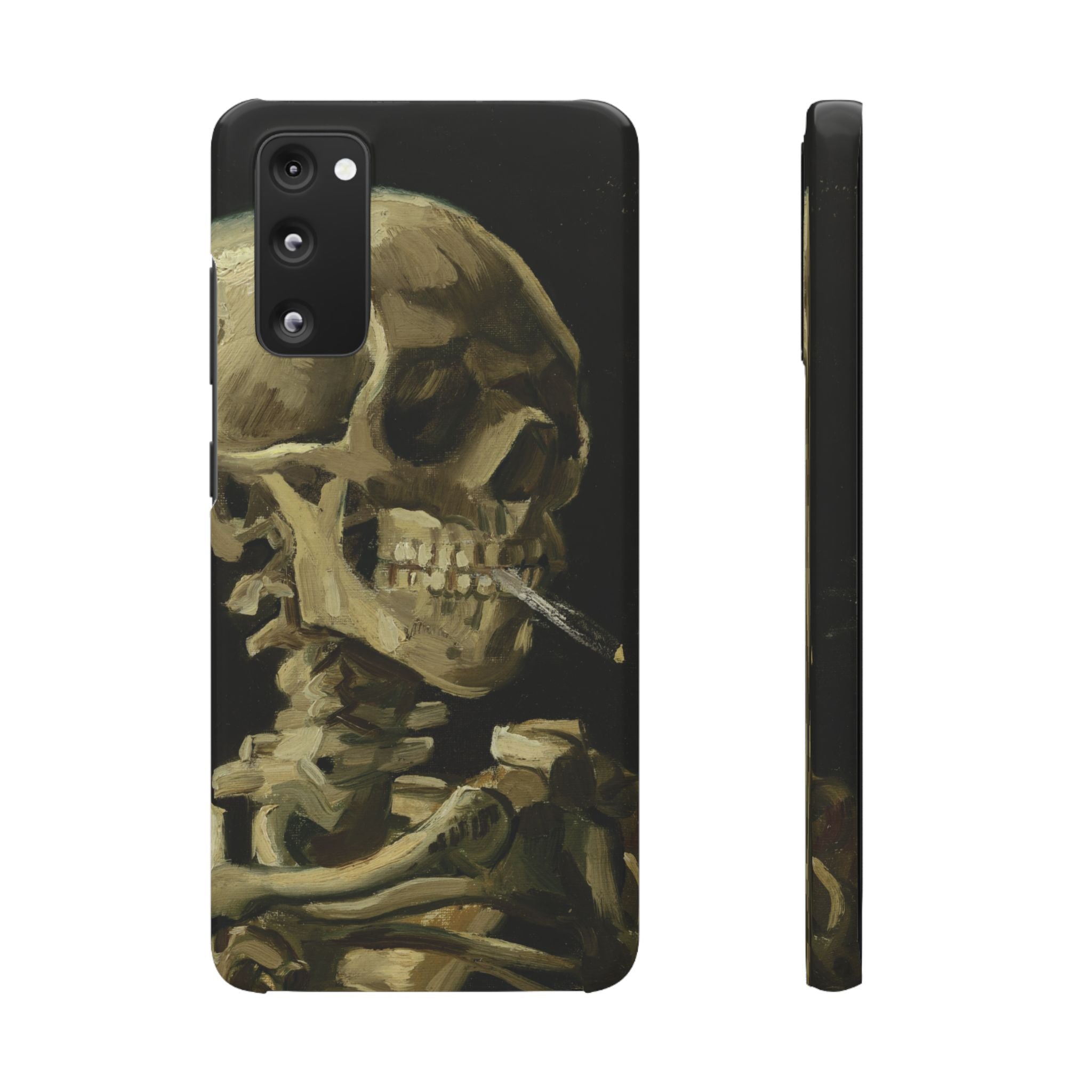 Skeleton with Cigarette by Van Gogh - Samsung Slim Case
