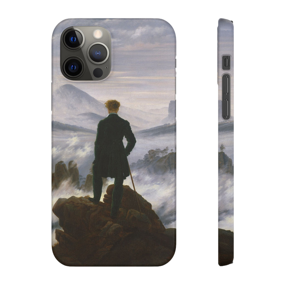 The Wanderer above the Sea of Fog by Caspar David Friedrich - iPhone Slim Case