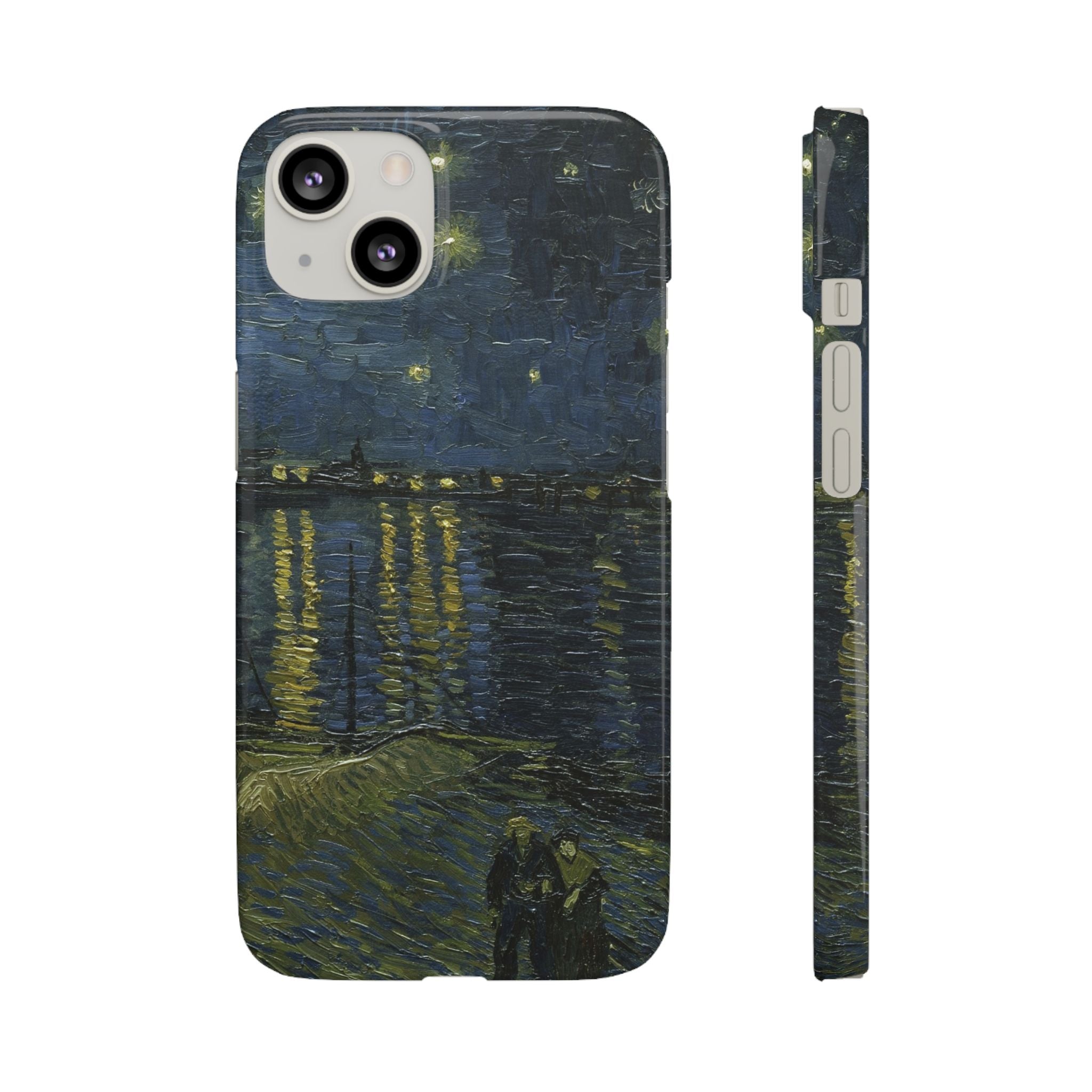 Starry Night  Over the Rhône by Van Gogh - iPhone Slim Case