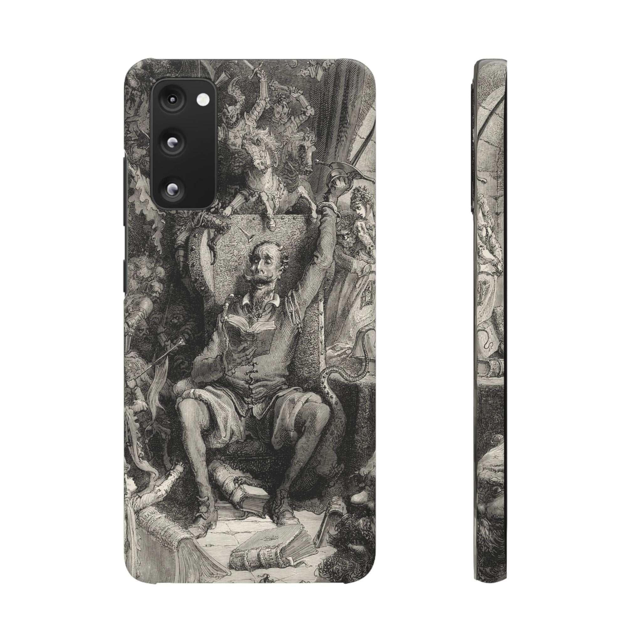 Don Quixote and His Visions by Gustave Doré - Samsung Slim Case