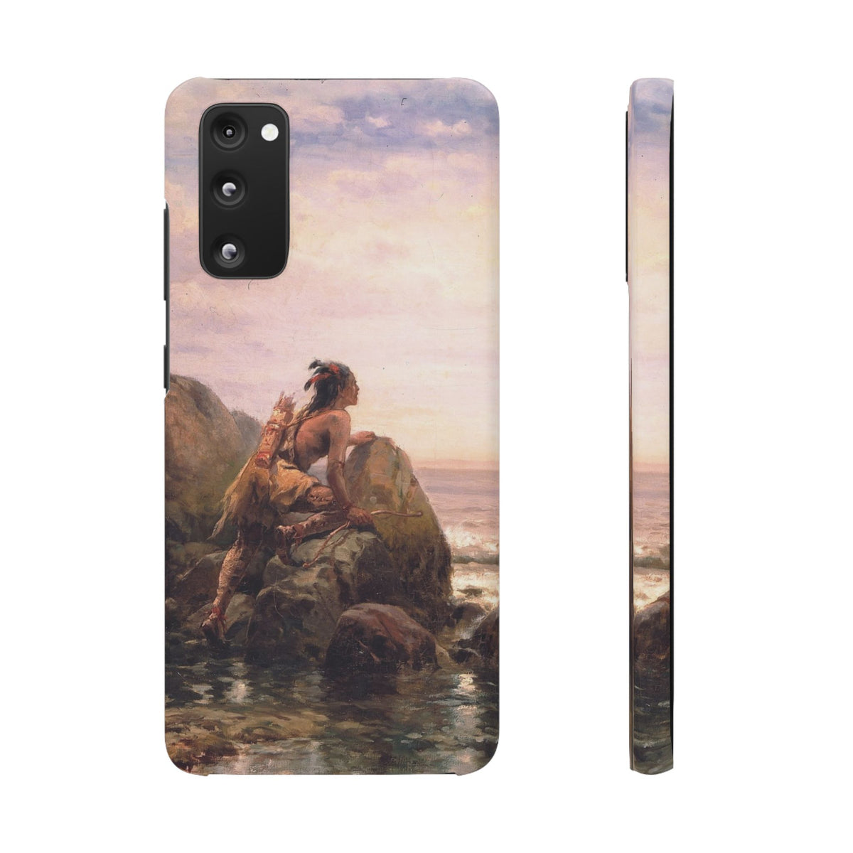 Henrik Hudson entering New York Harbor by Edward Moran - Samsung Slim Case