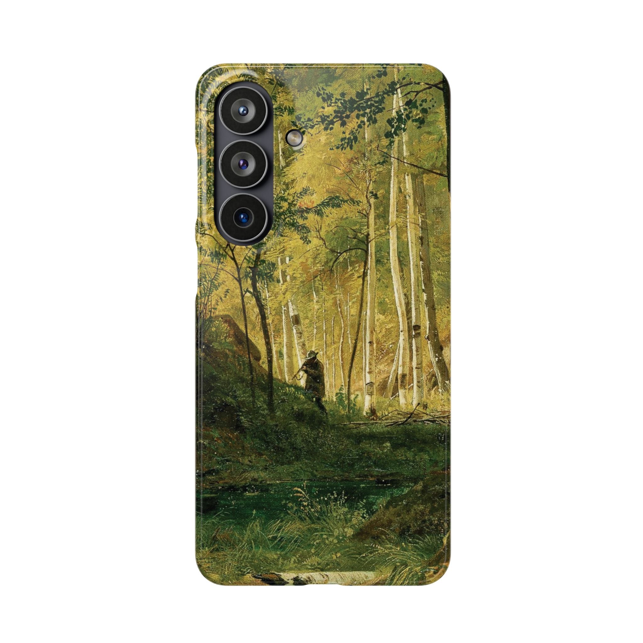 Landscape with a Hunter Valaam Island by Ivan Ivanovich Shishkin - Samsung Slim Case