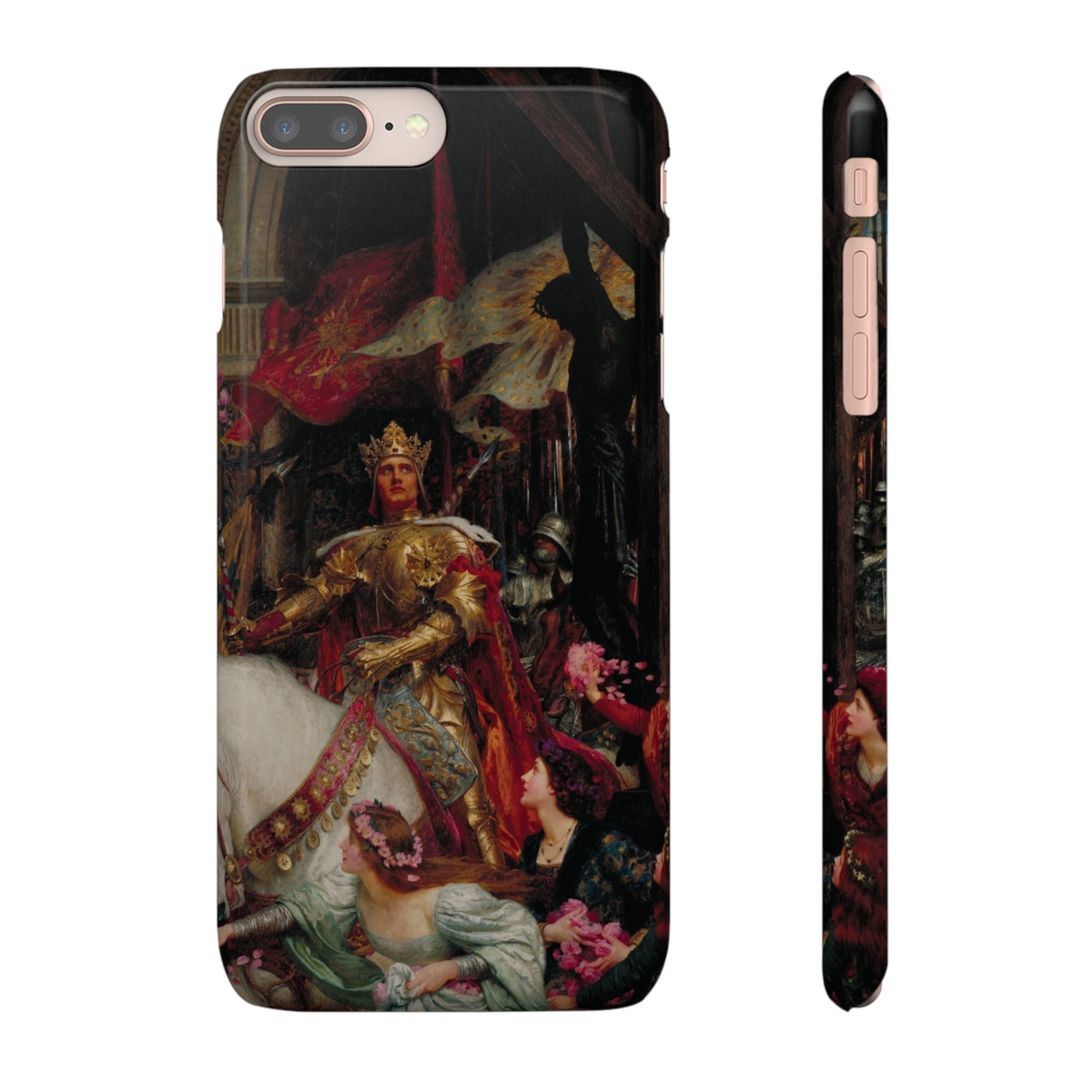 The Two Crowns by Frank Dicksee - iPhone Slim Case