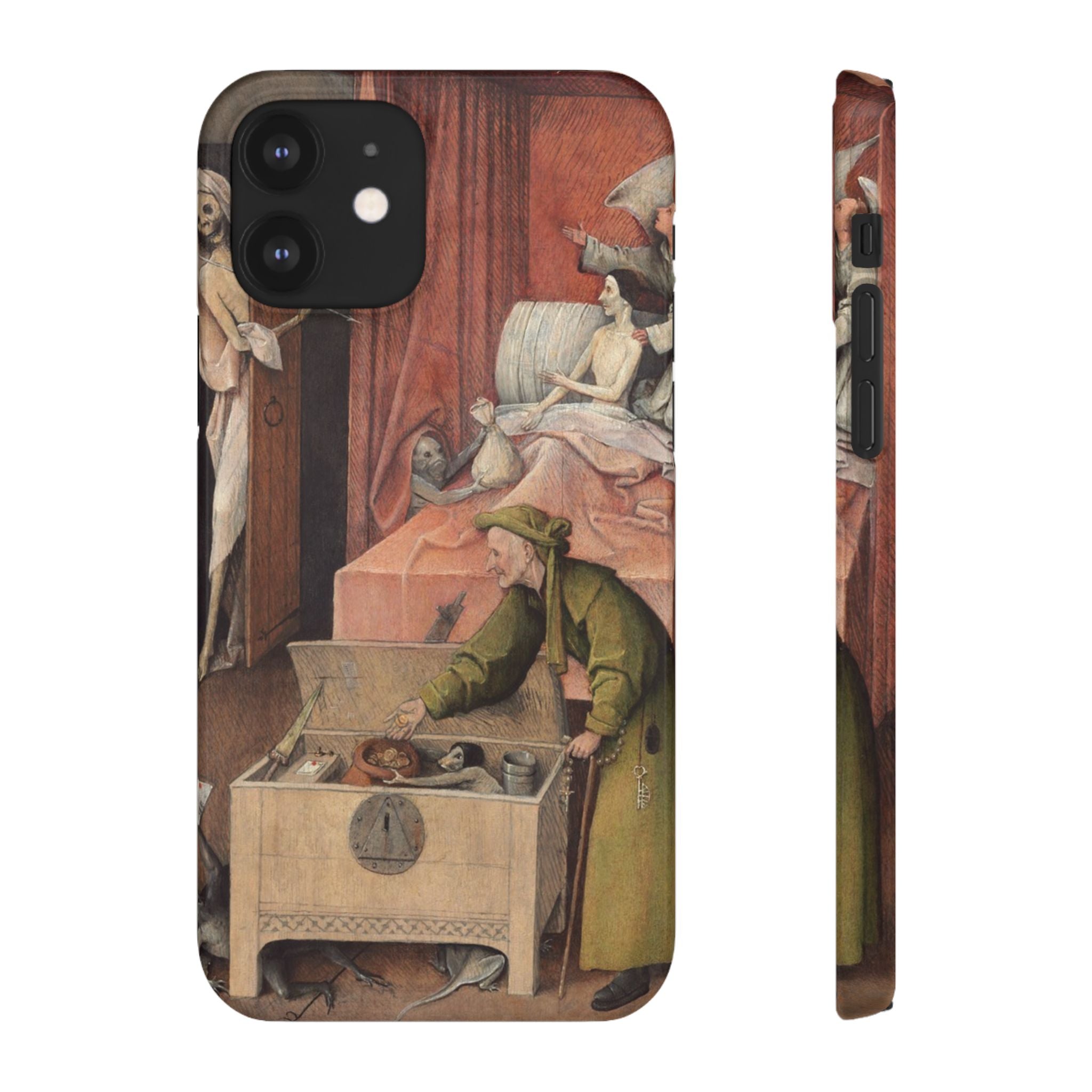 The Death of the Miser by Hieronymus Bosch - iPhone Slim Case