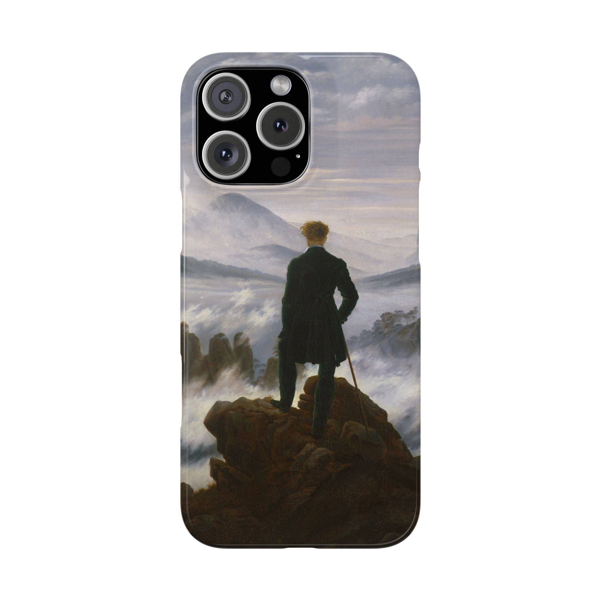 The Wanderer above the Sea of Fog by Caspar David Friedrich - iPhone Slim Case