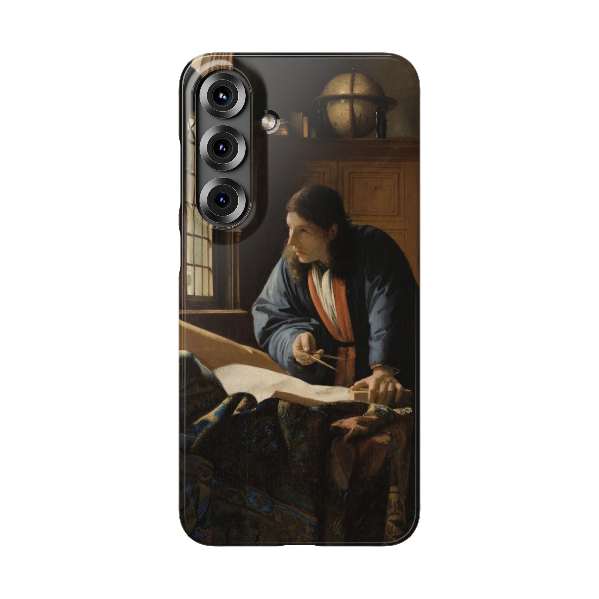The Geographer by Johannes Vermeer - Samsung Slim Case