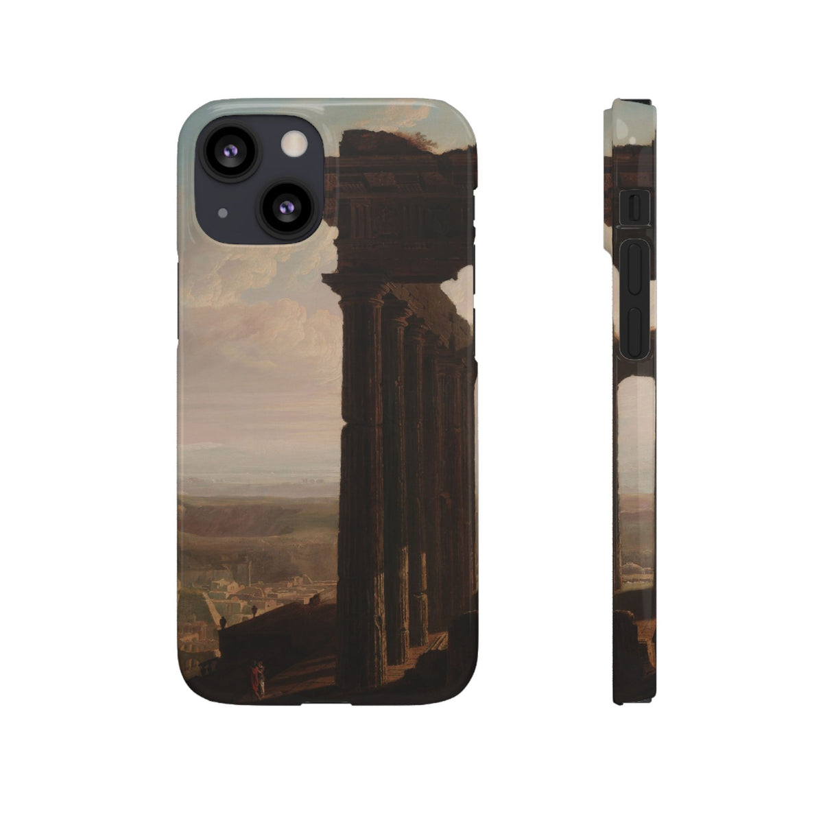 Ruins of an Ancient City by John Martin - iPhone Slim Case