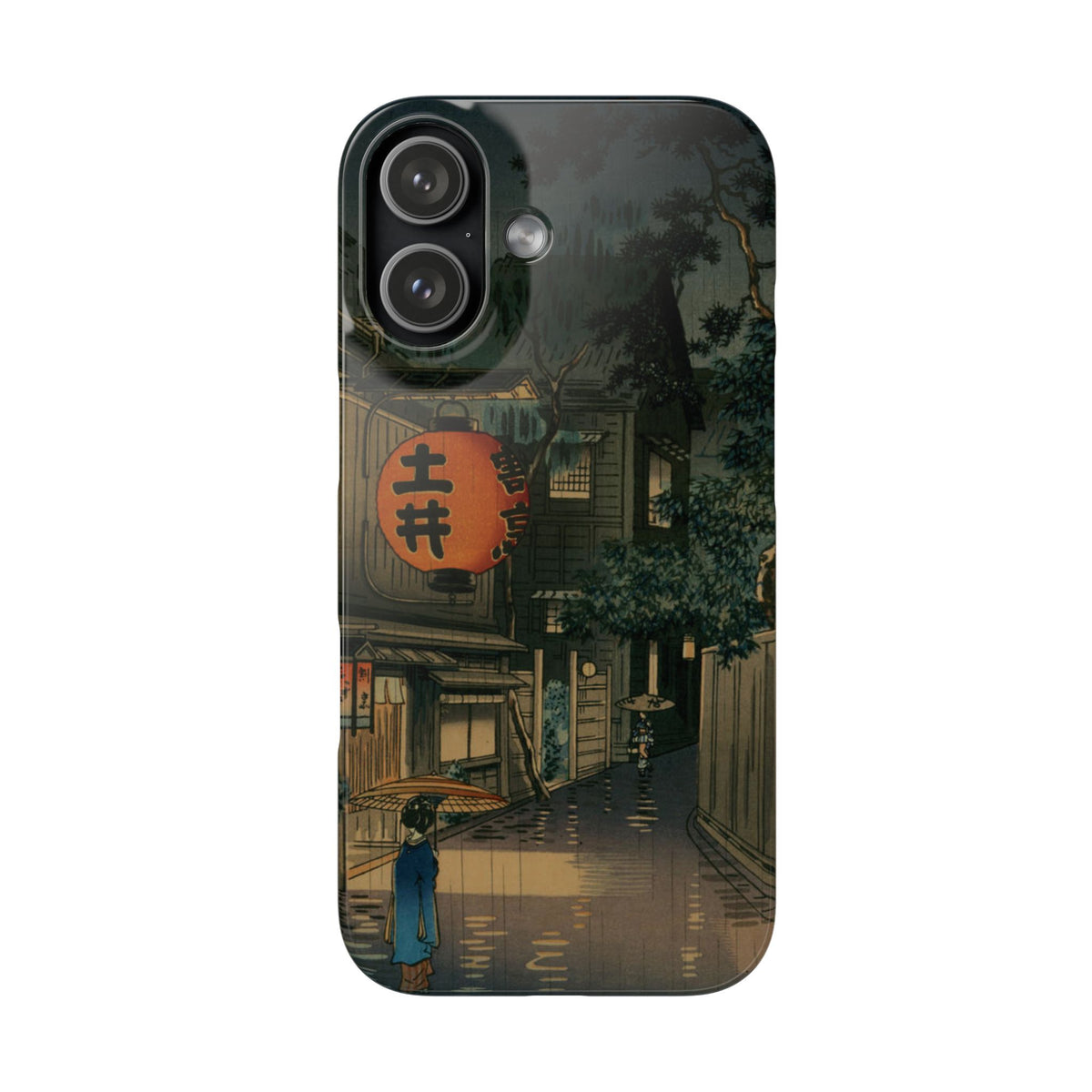 Evening at Ushigome by Tsuchiya Koitsu - iPhone Slim Case