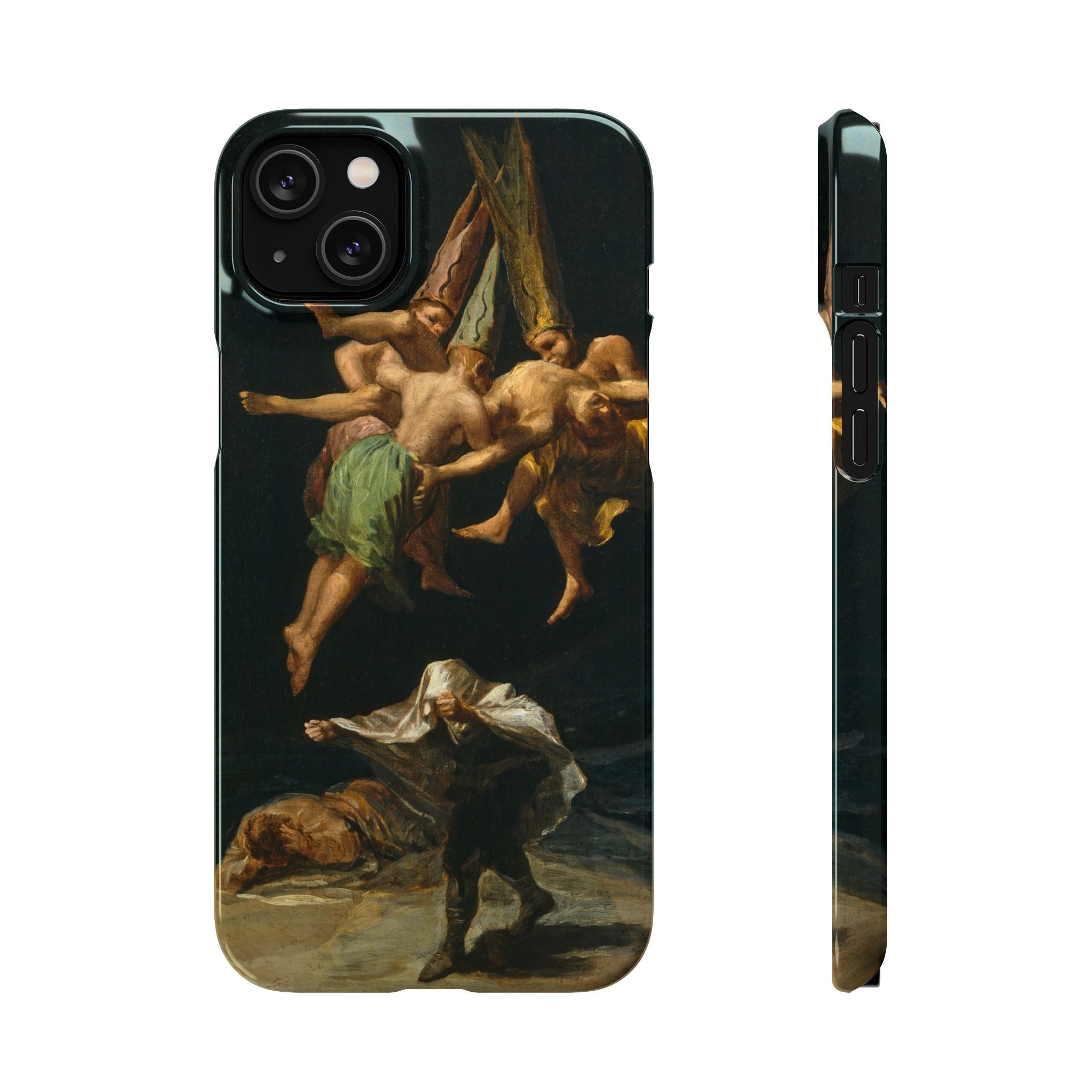 Witches’ Flight by Francisco de Goya - iPhone Slim Case
