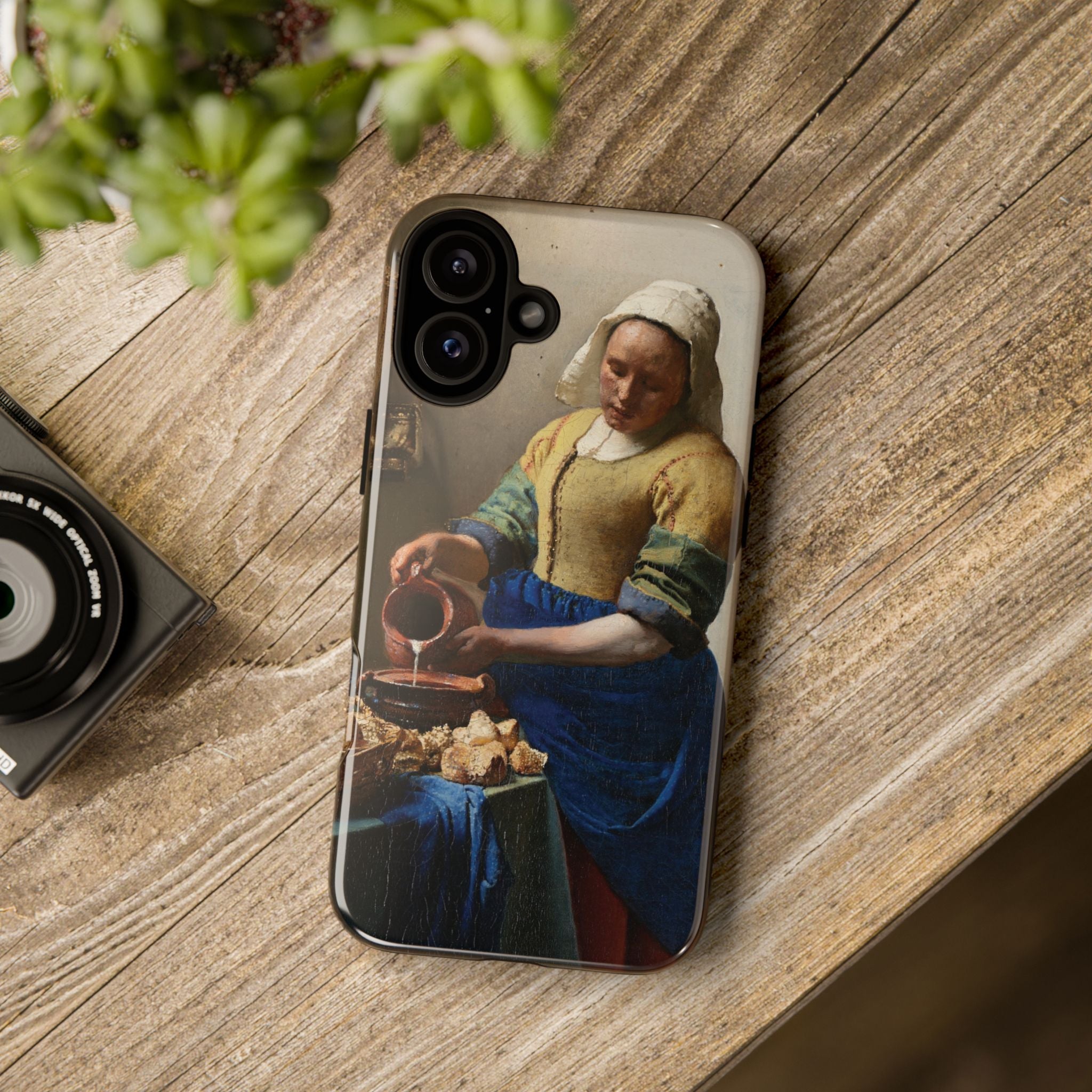 The Milkmaid by Johannes Vermeer - iPhone Tough Case
