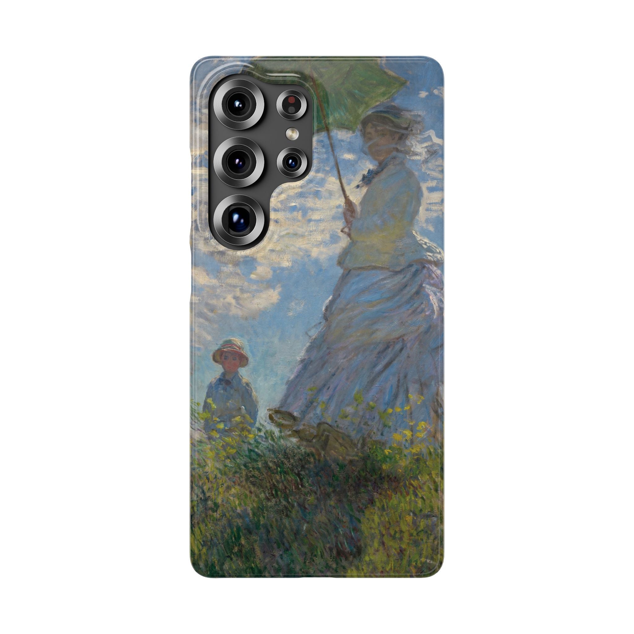 Madame Monet and Her Son by Claude Monet - Samsung Slim Case