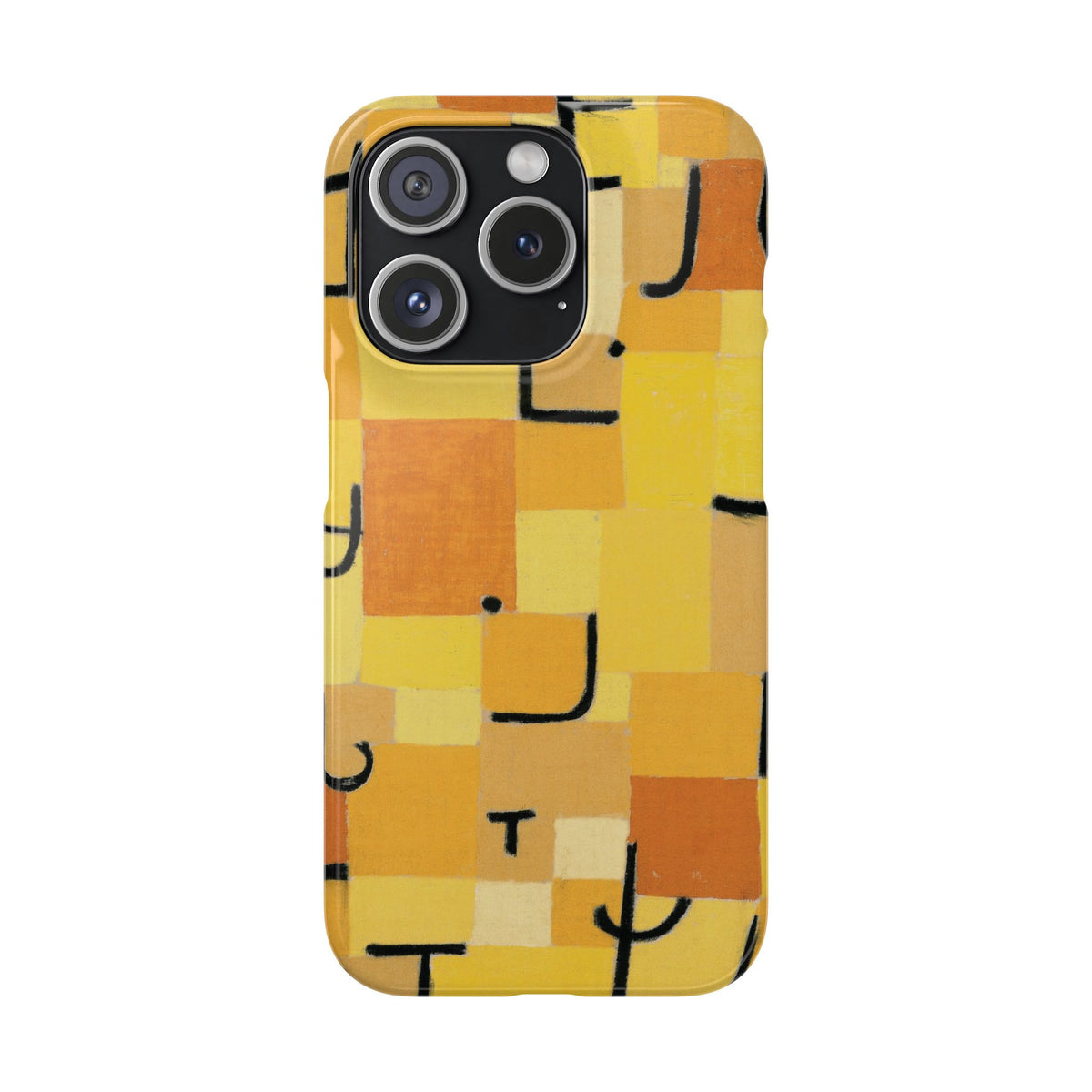 Signs in Yellow by Paul Klee - iPhone Slim Case