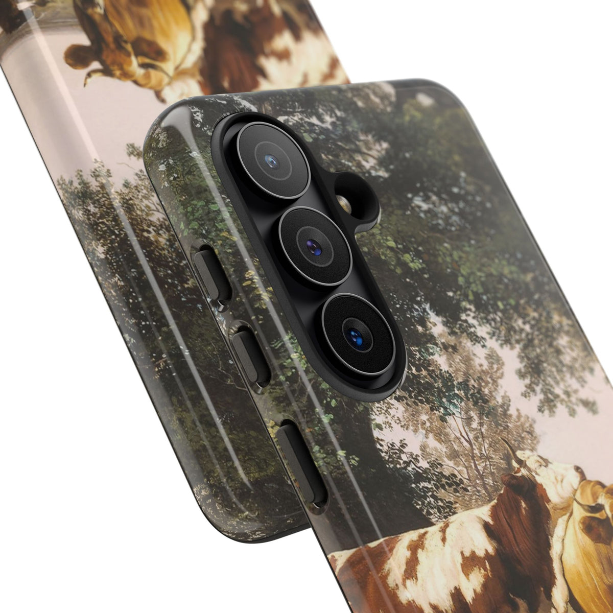 Herd under Trees by Ivan Ivanovich Shishkin - Samsung Tough Case