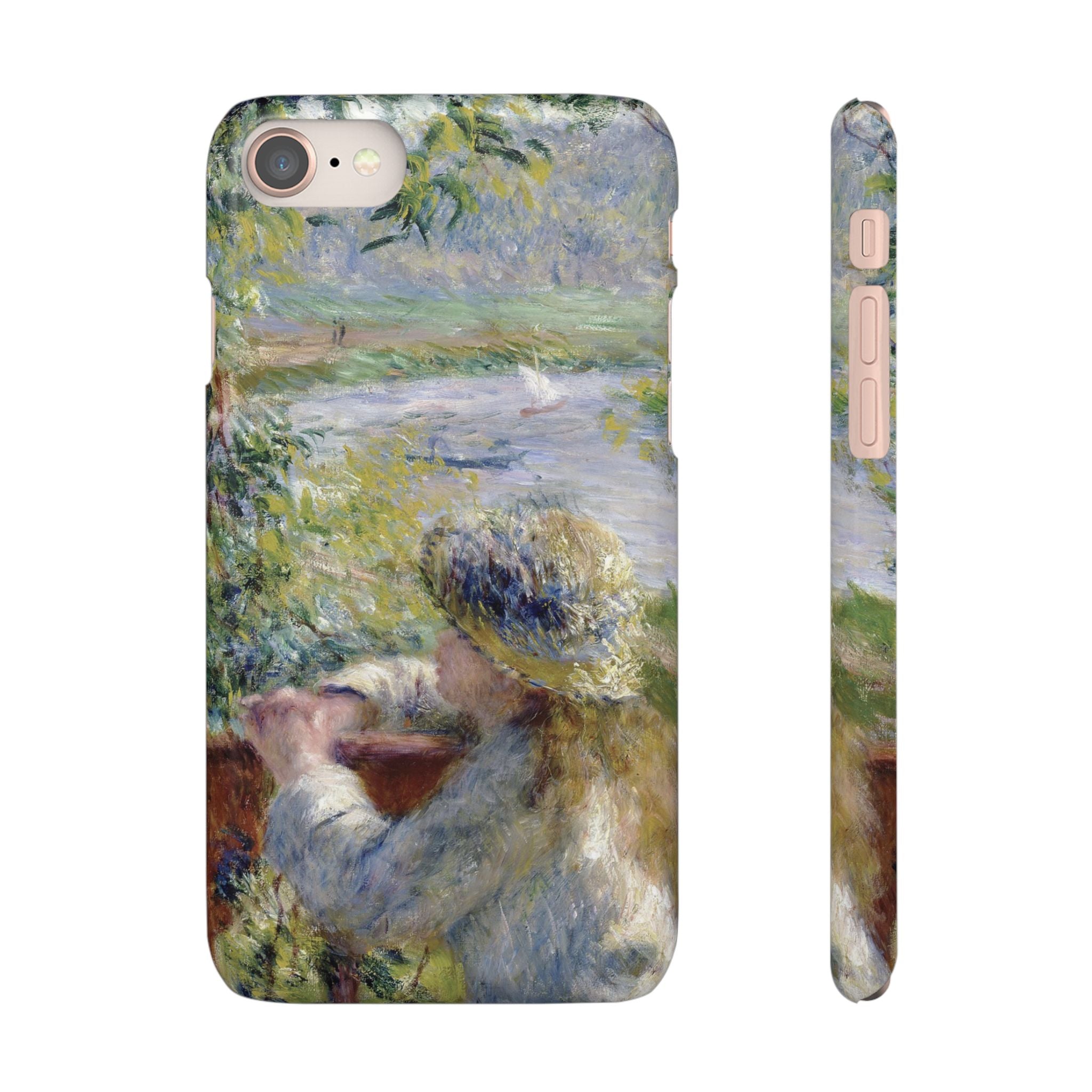 By the Water by Pierre Auguste Renoir - iPhone Slim Case