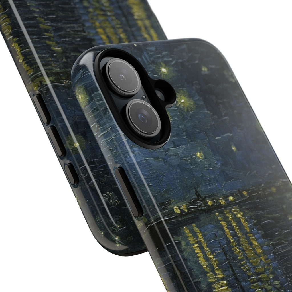 Starry Night on the Rhone by Van Gogh - iPhone Tough Case