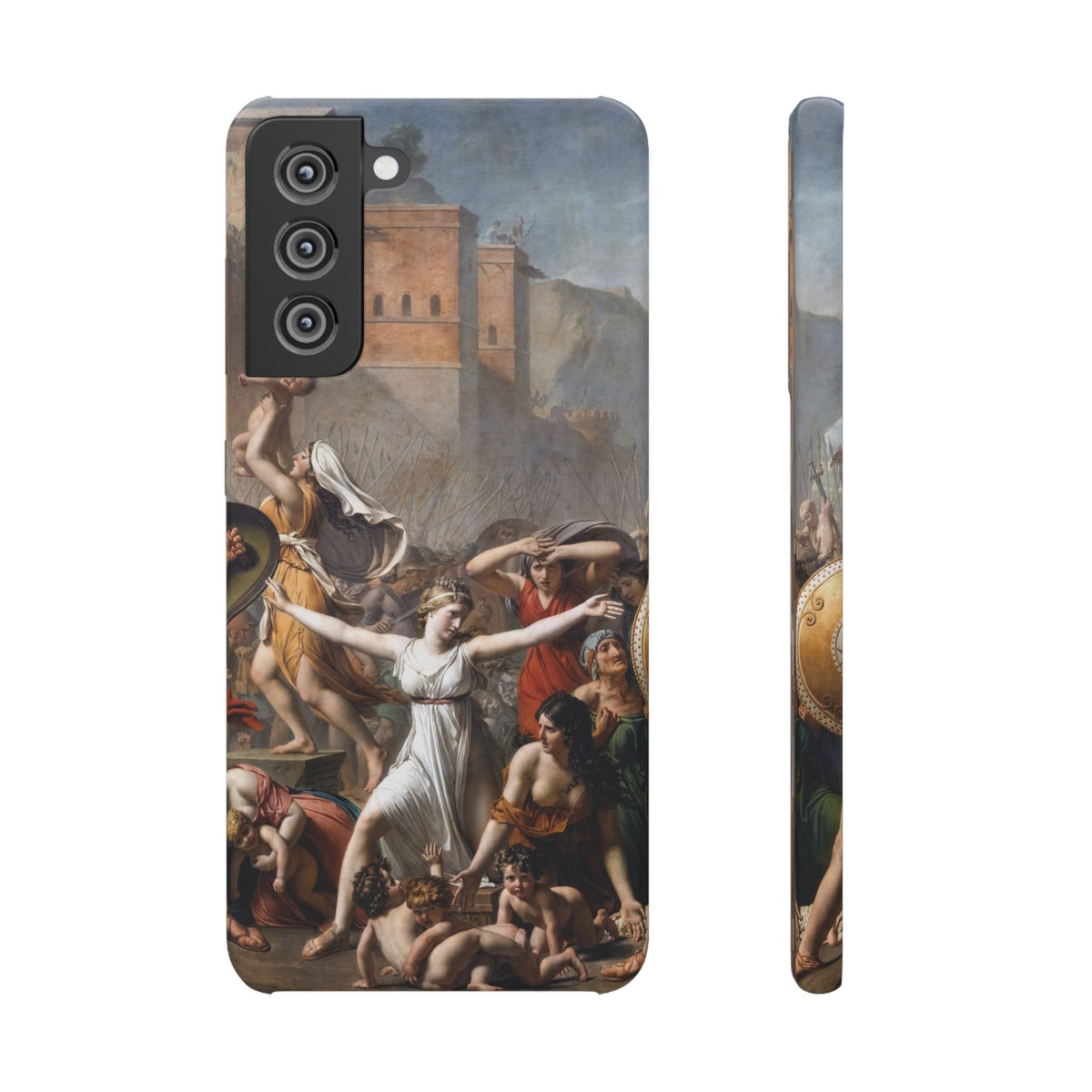 The Intervention of the Sabine Women by Jacques-Louis David - Samsung Slim Case