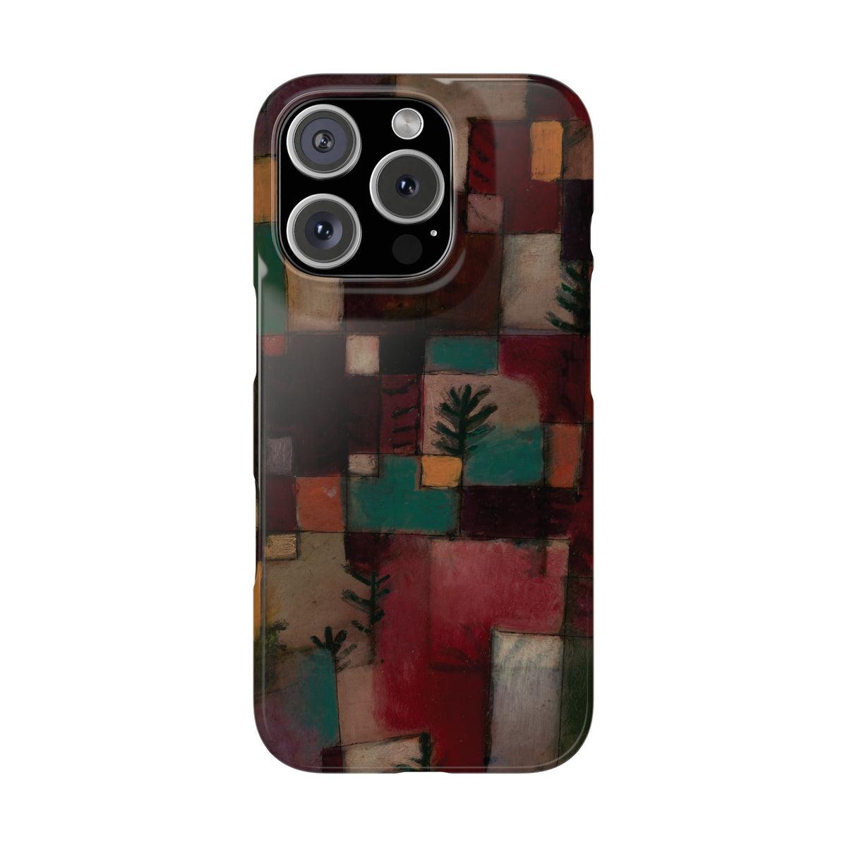 Redgreen and Violet-Yellow Rhythms by Paul Klee - iPhone Slim Case