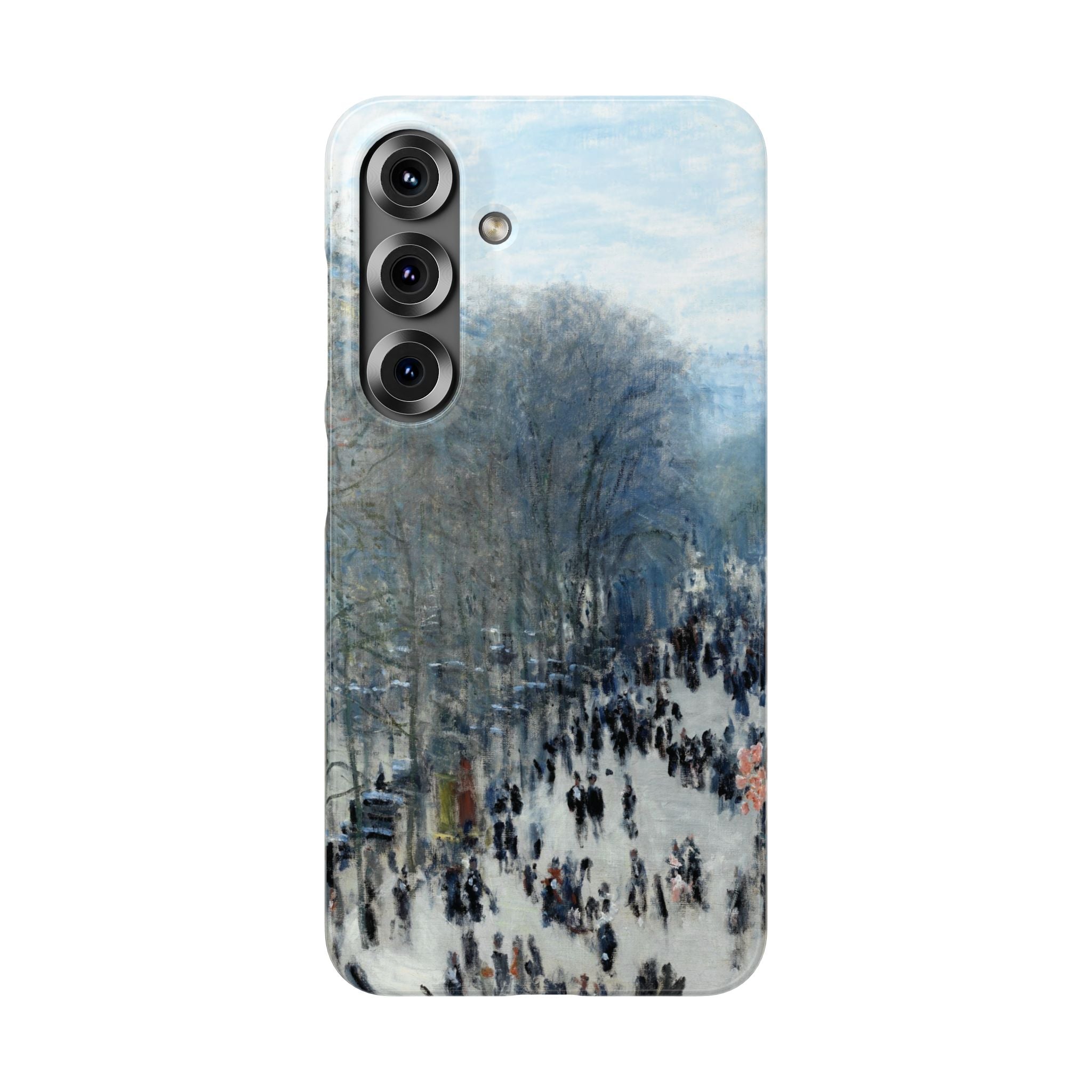 Boulevard des Capucines by Claude Monet - Samsung Slim Case