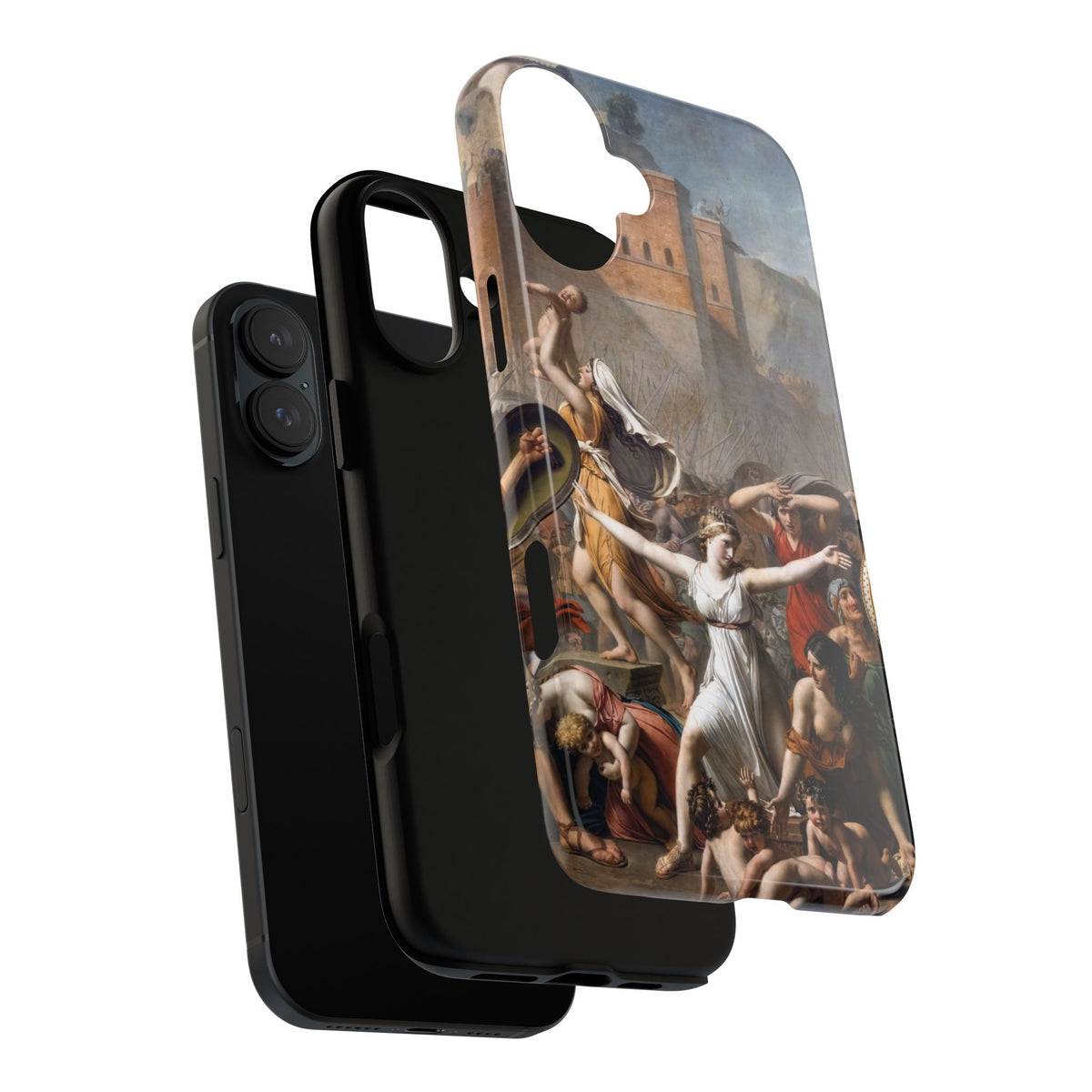 The Intervention of the Sabine Women by Jacques-Louis David - iPhone Tough Case