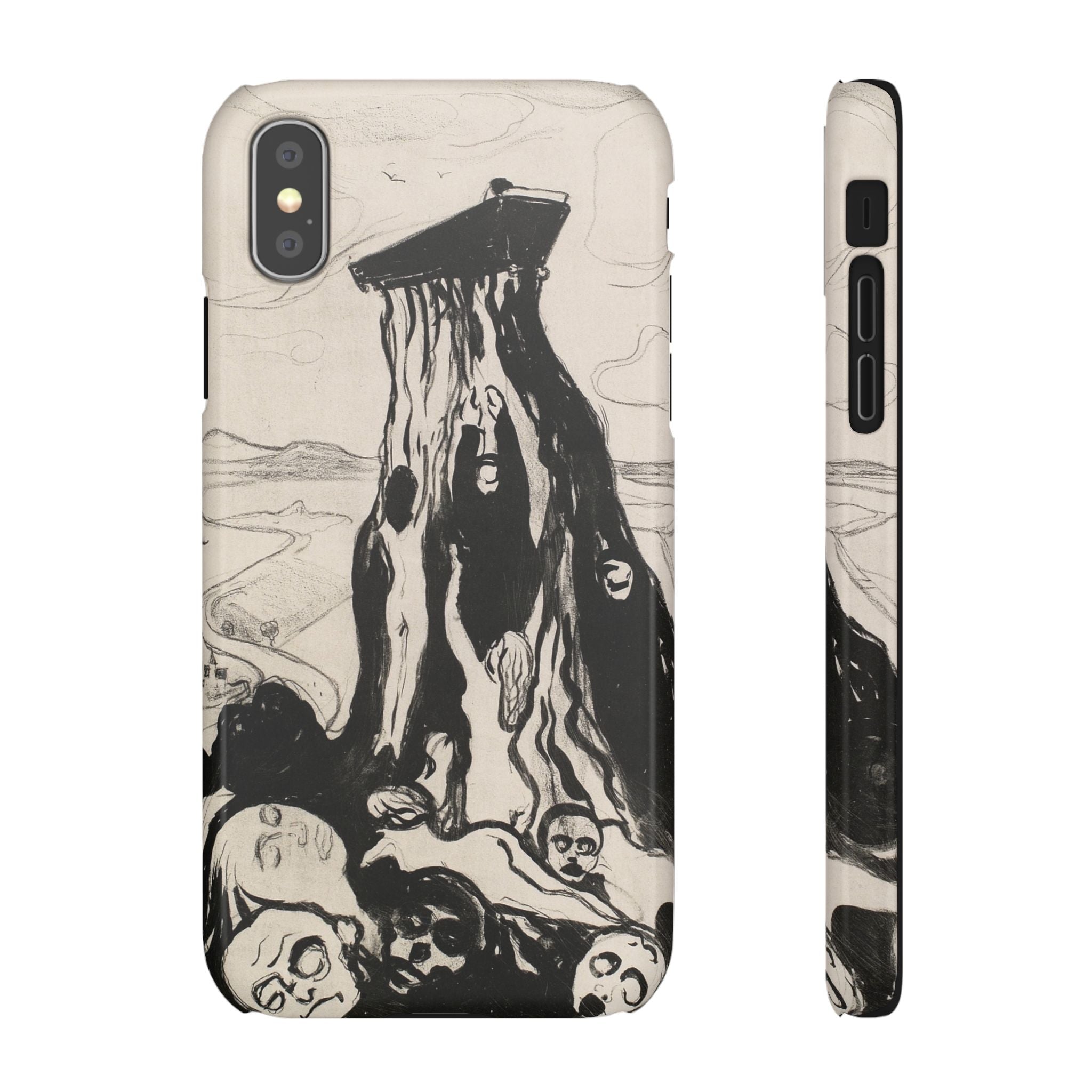 Funeral March by Edvard Munch - iPhone Slim Case