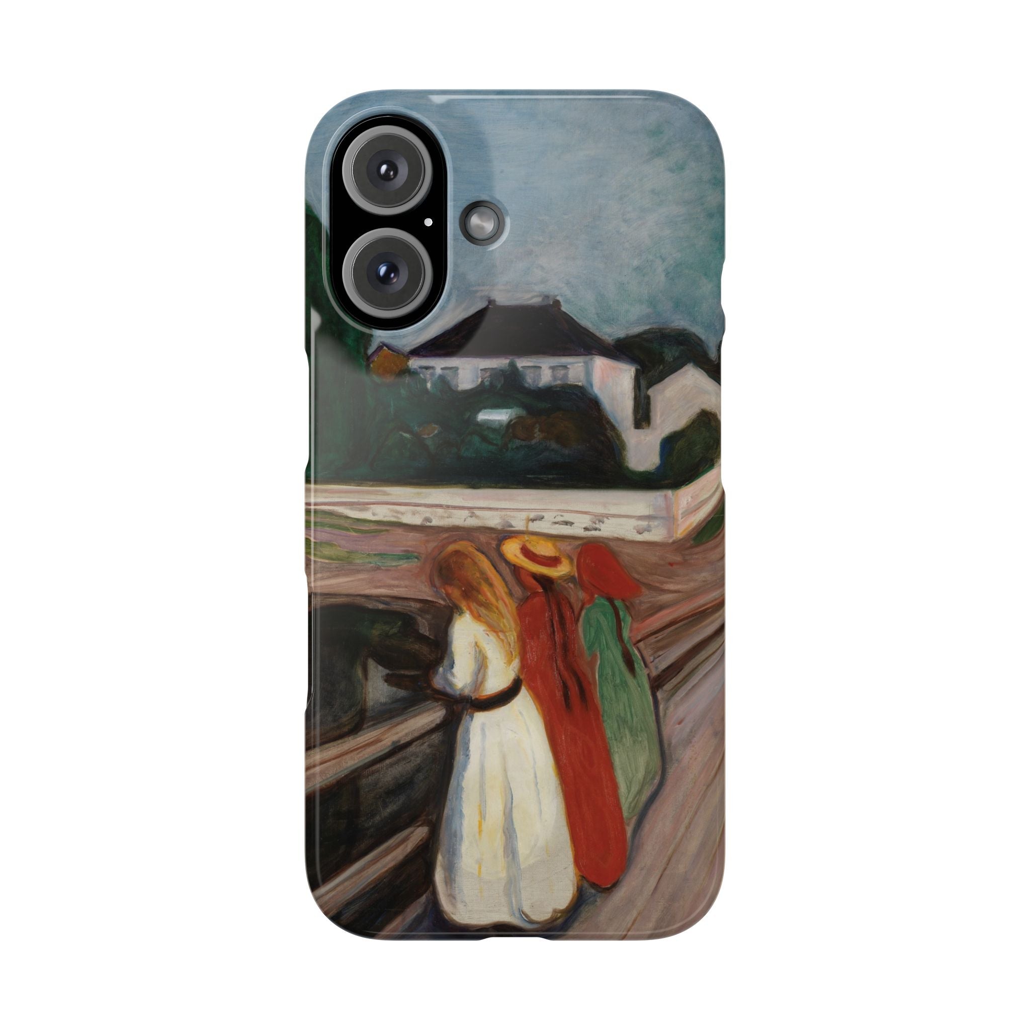 The Girls on the Bridge by Edvard Munch - iPhone Slim Case