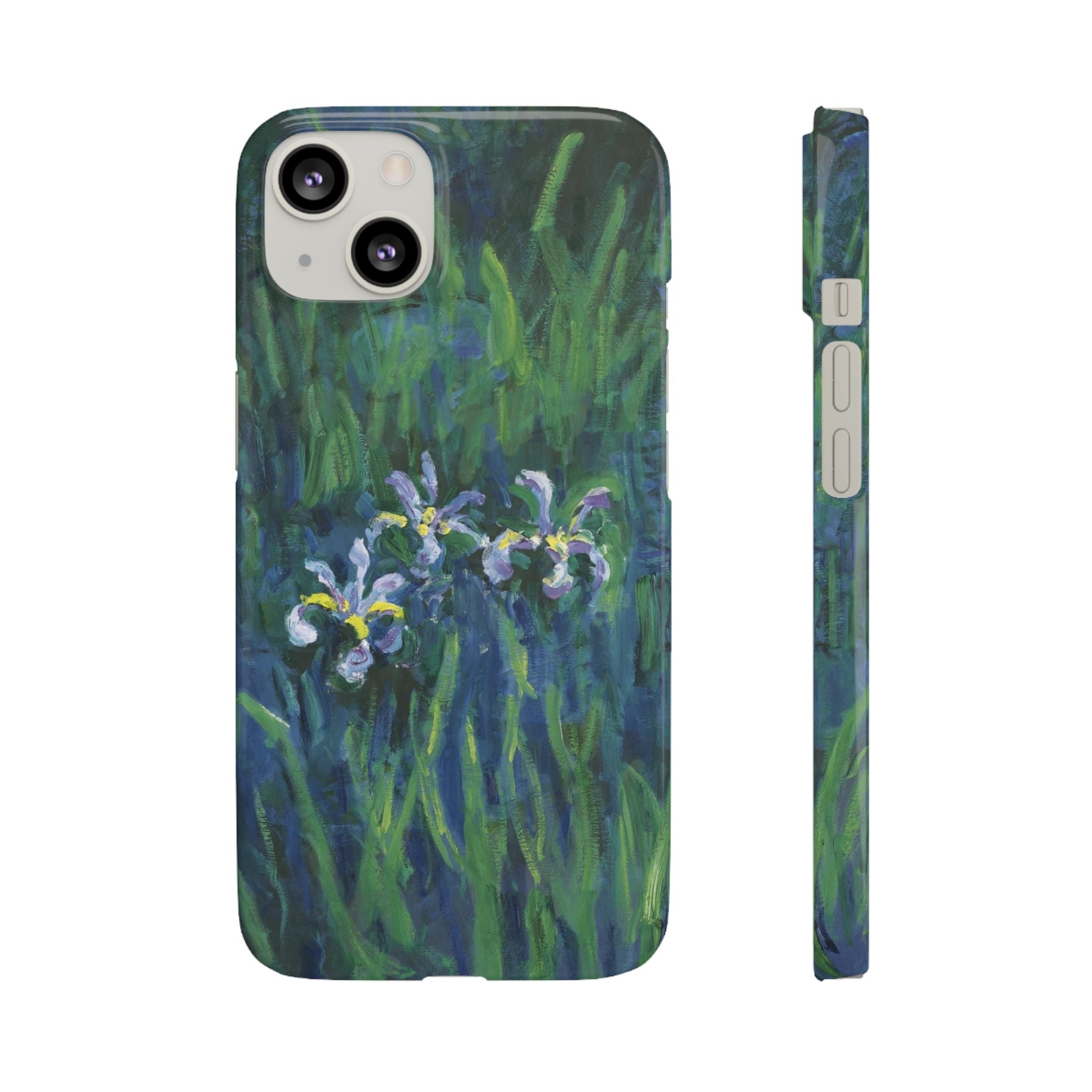Irises by Claude Monet - iPhone Slim Case